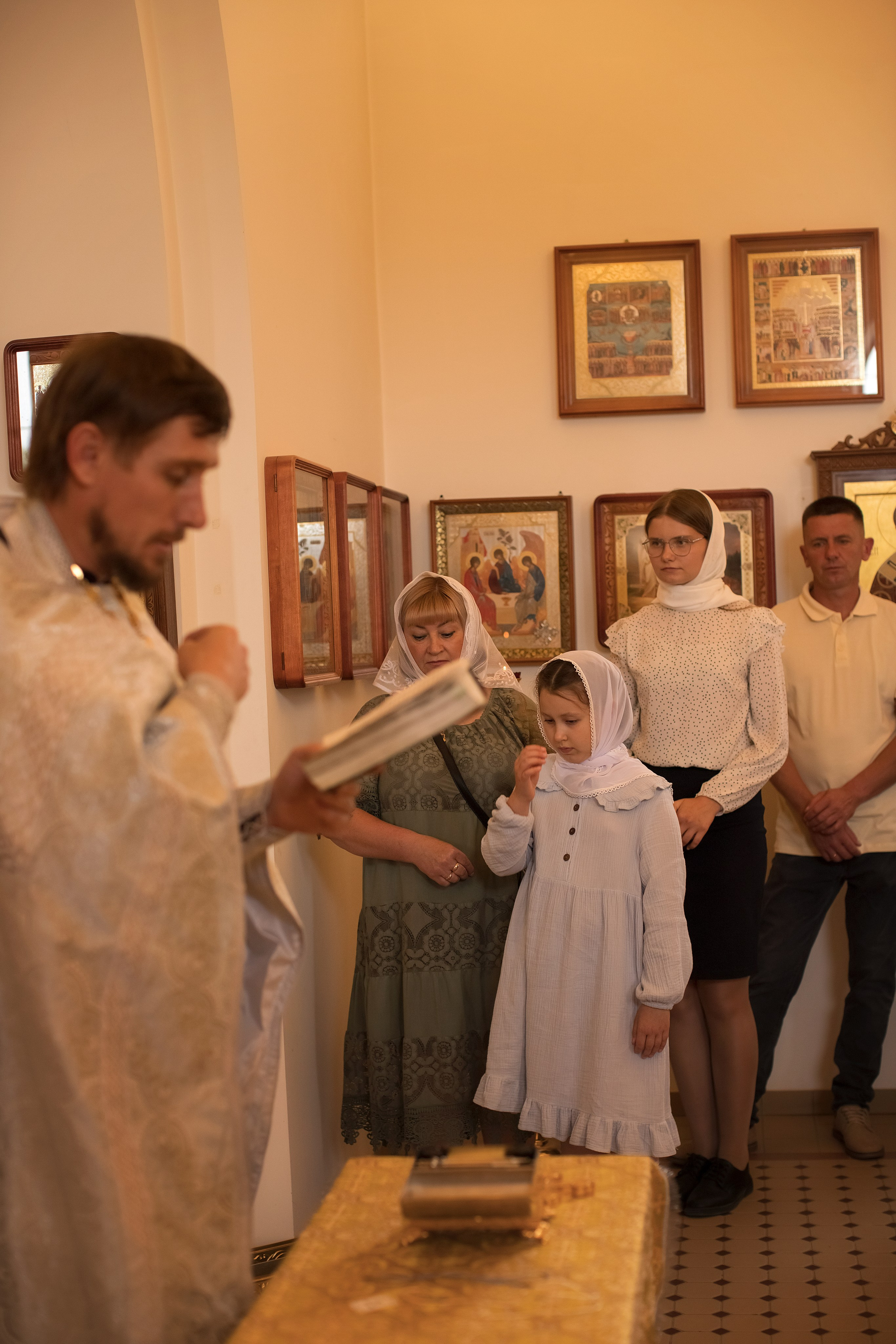 Таинство Крещения Мирона. Семейный и детский фотограф в Саратове Полина Коткина