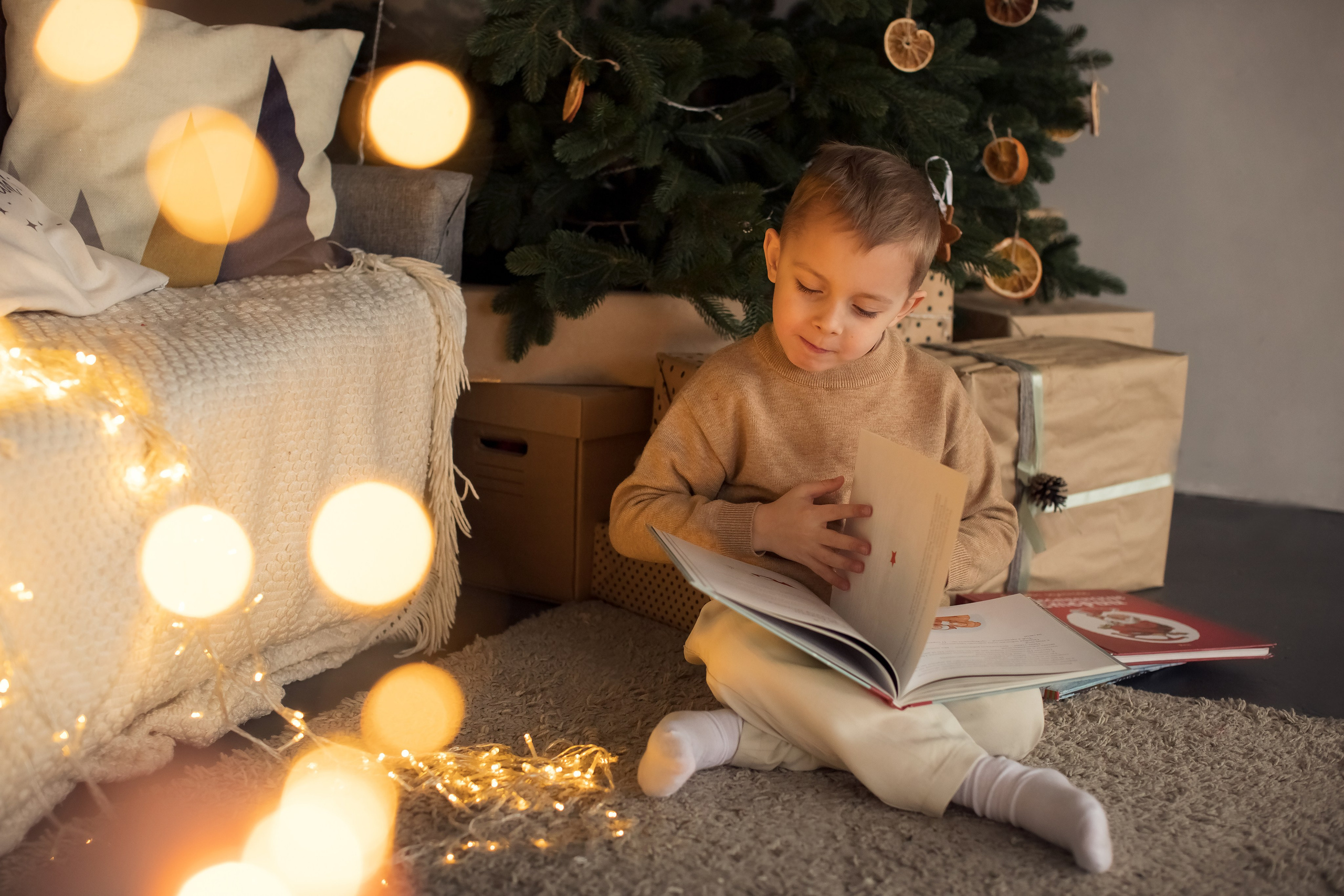 Новогодние объятия. Семейный и детский фотограф в Саратове Полина Коткина