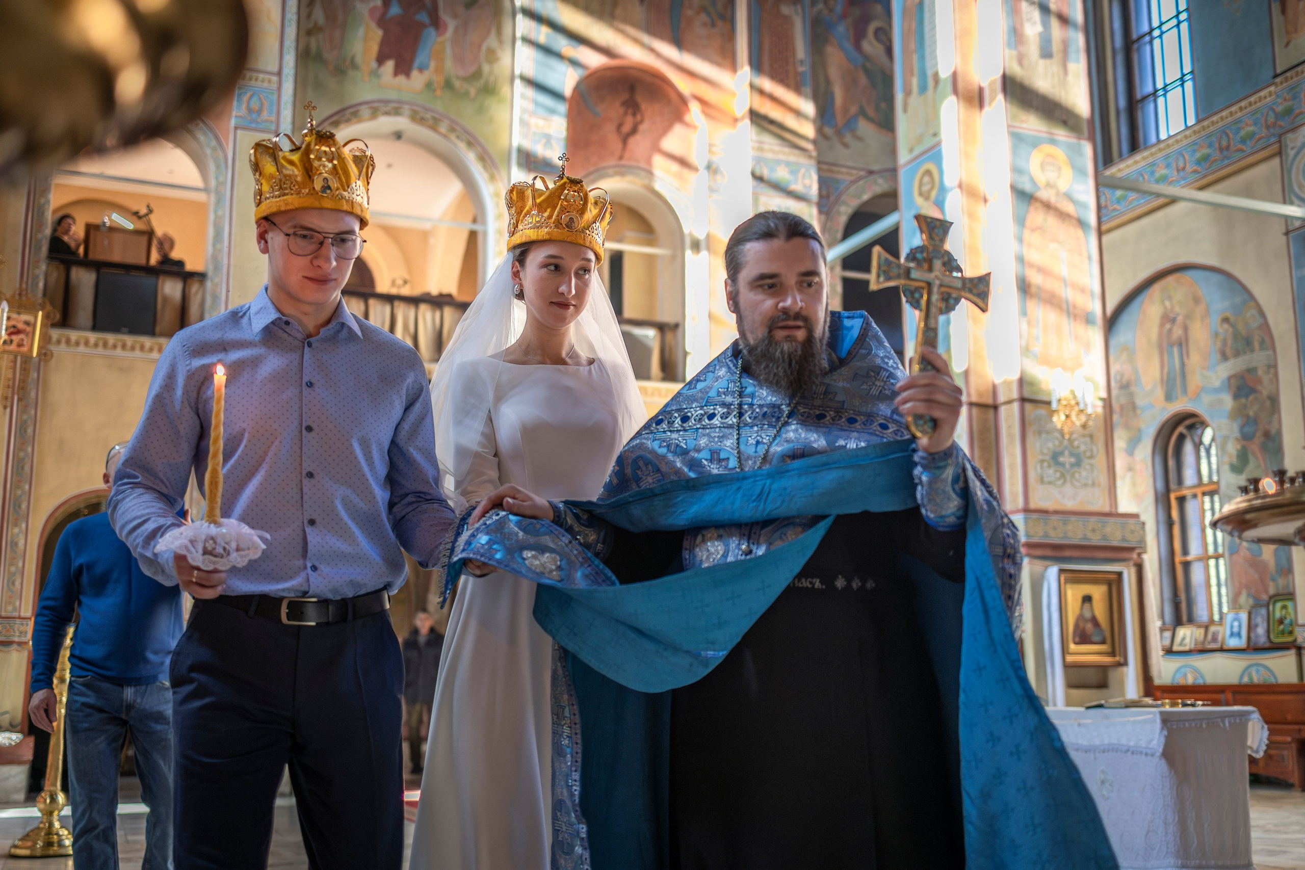 Венчание Даниила и Дарии. ТОП Фотограф на Крещение и Венчание Железногорск Алексей Мещеряков