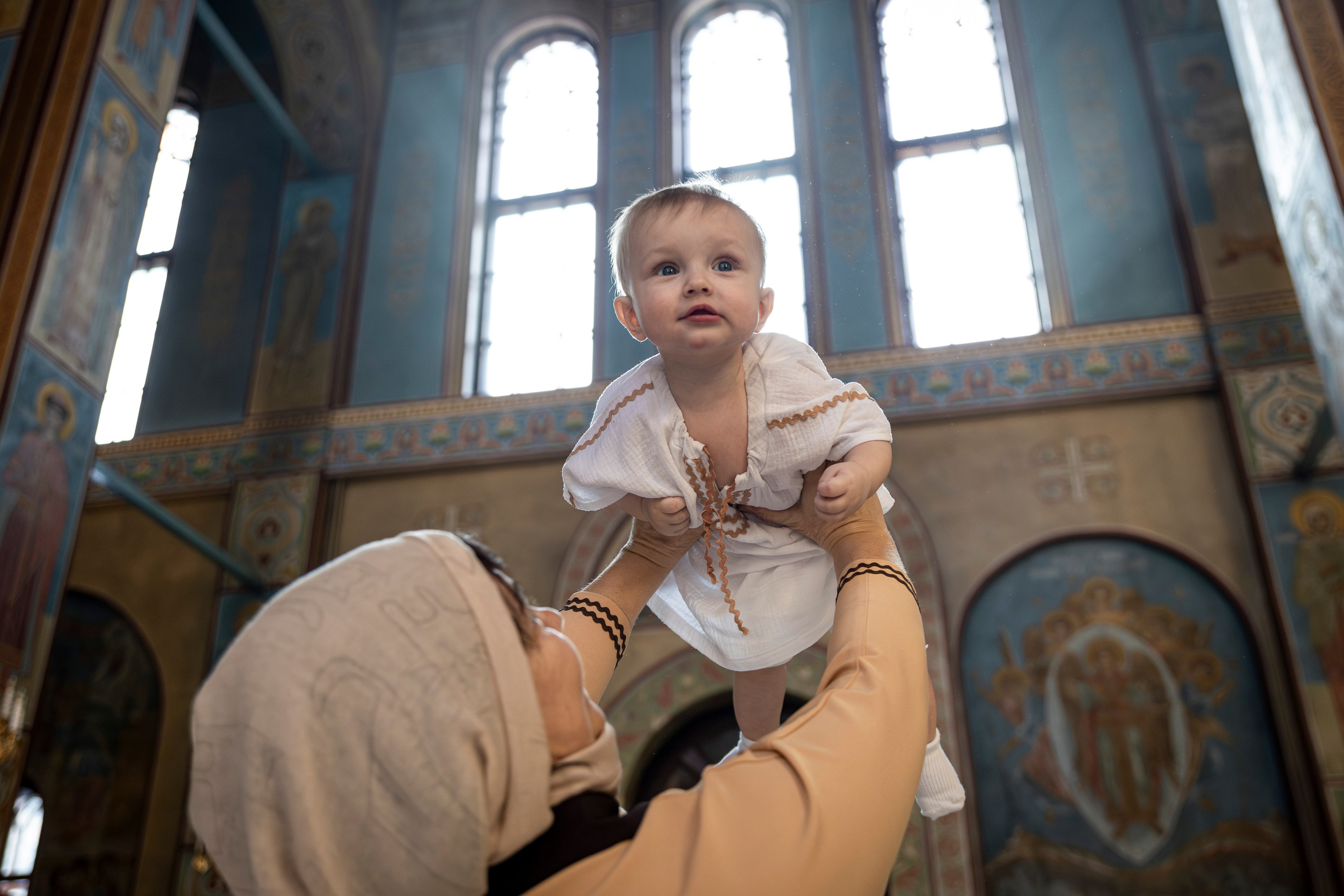 Крещение Алексея, Стефании и Александра. ТОП Фотограф на Крещение и Венчание Железногорск Алексей Мещеряков