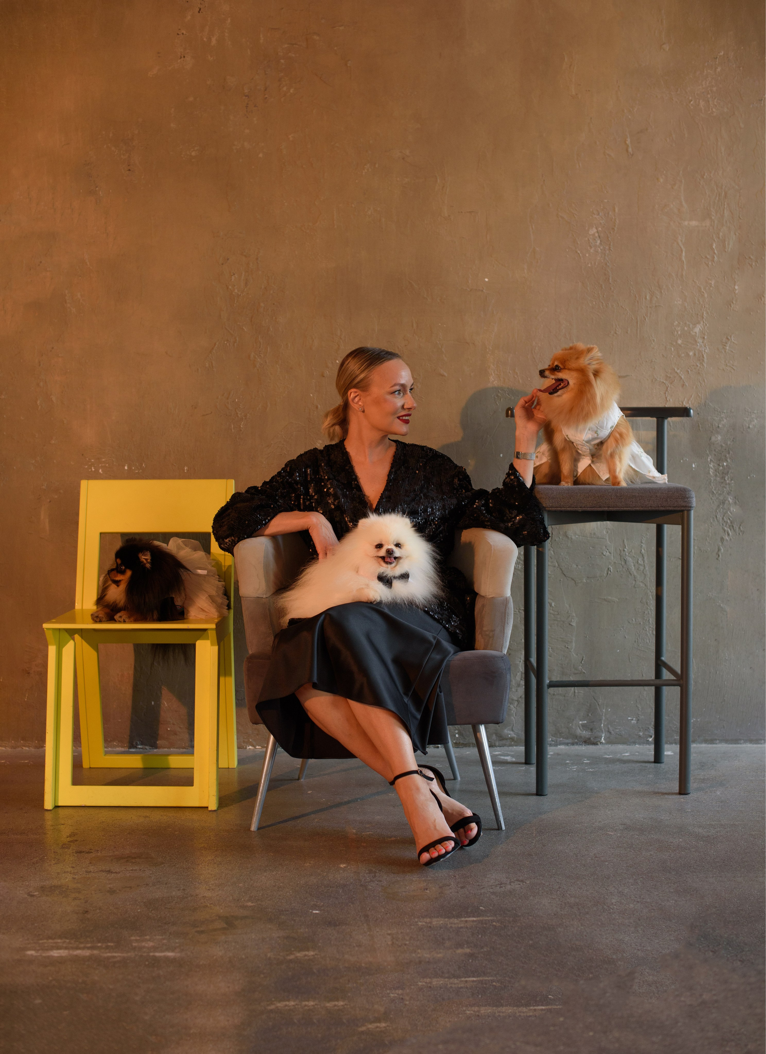 Натали и шпицы @natali_157_ilicheva. Фотограф Москва Юлия Джепко