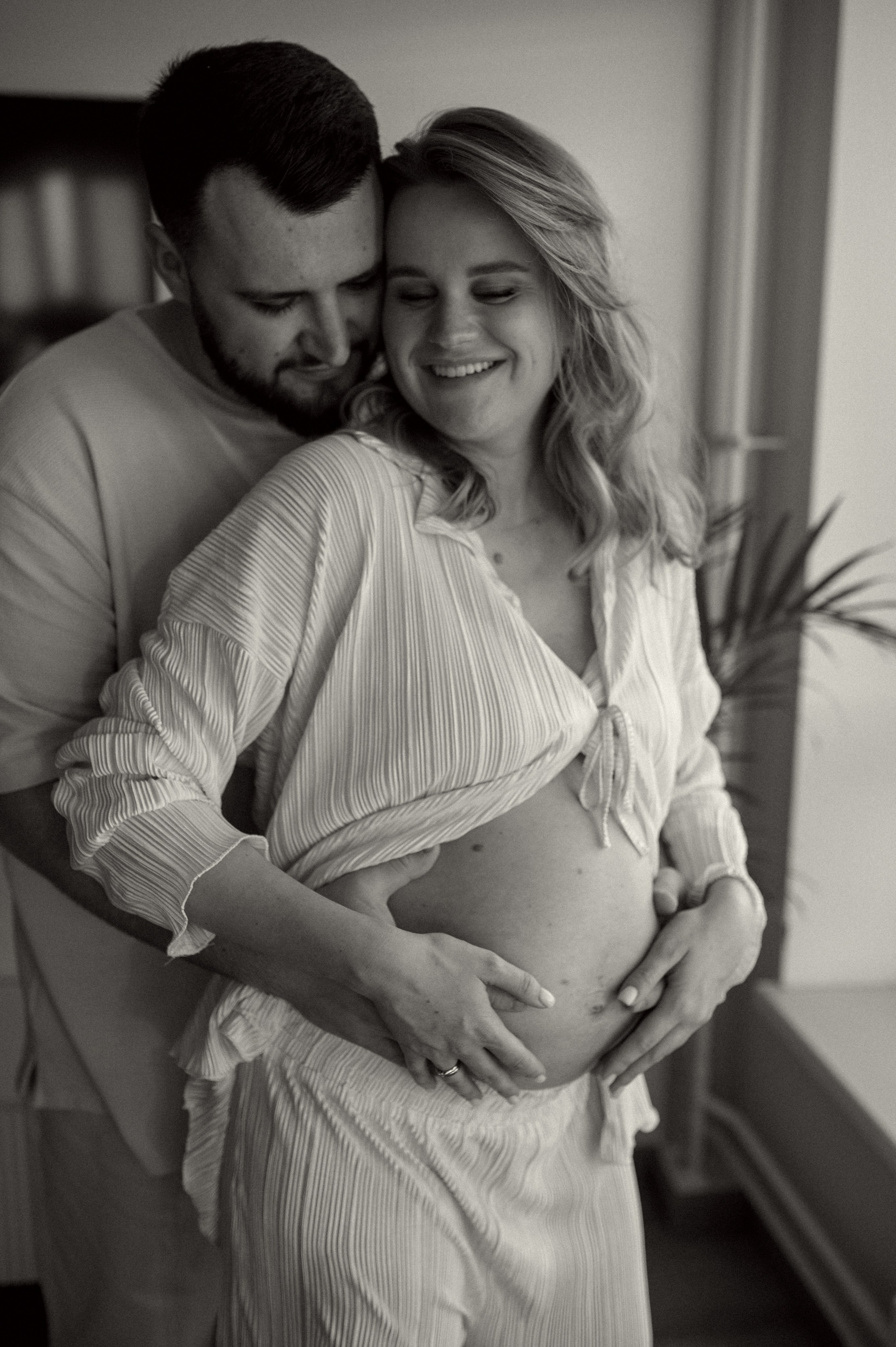 Домашняя фотосессия беременности. Семейная фотосессия Бутово Москва фотограф Алина Морщагина