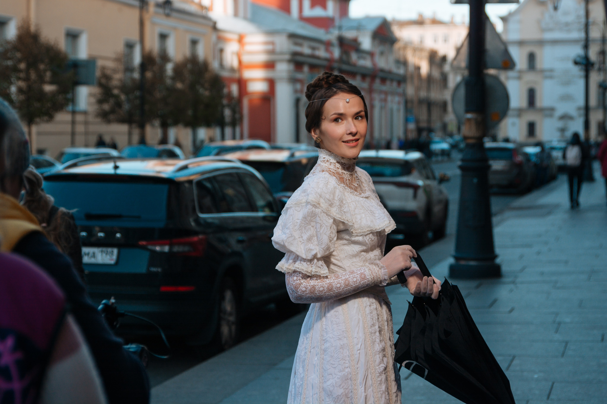 Пушкин в отеле «Оболенский». Съёмка ролика для конкурса. Портретный фотограф в Санкт-Петербурге Дмитриева Наталия