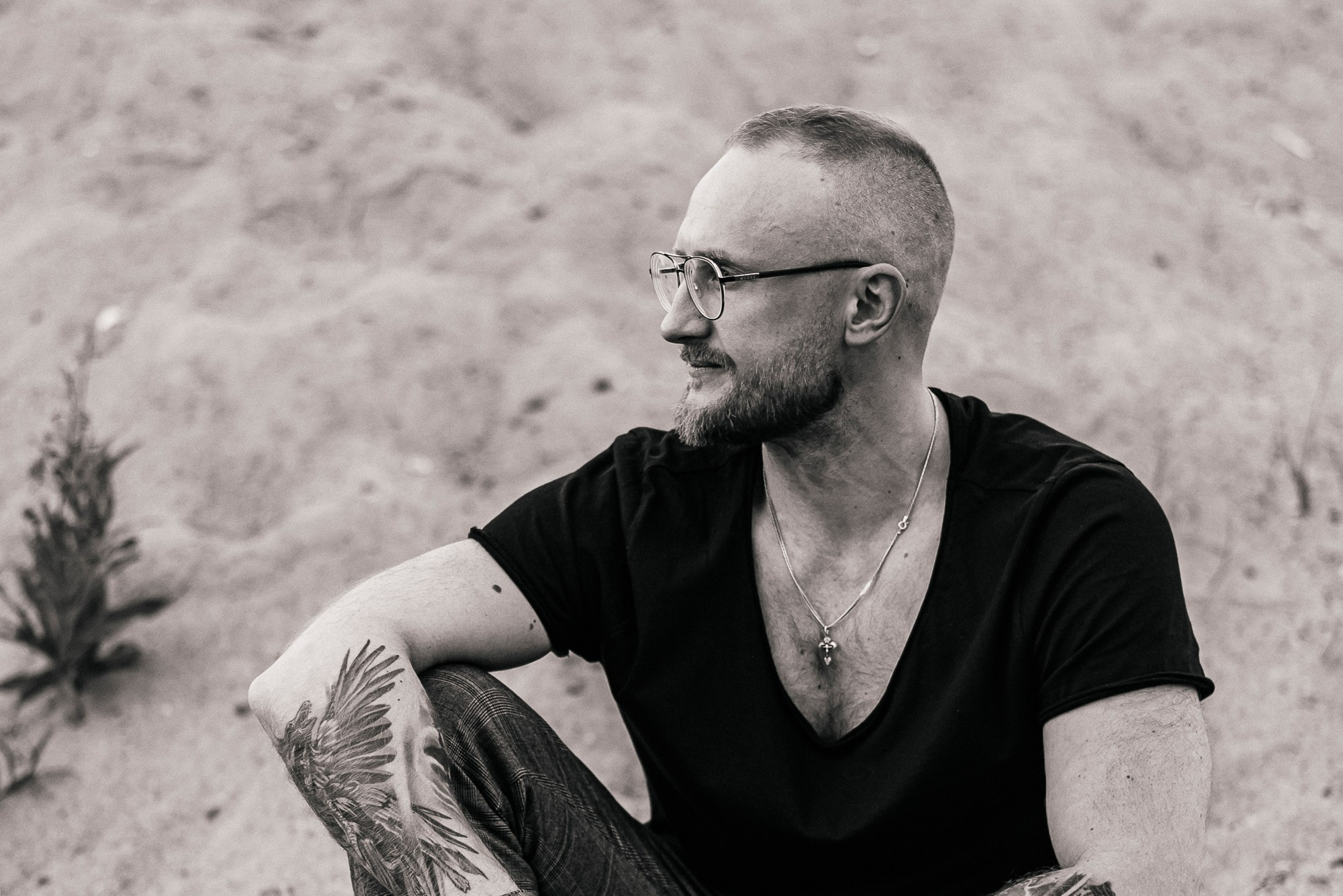 Алексей, прогулка на берегу Туломы. Фотограф в Мурманске Екатерина Рудак