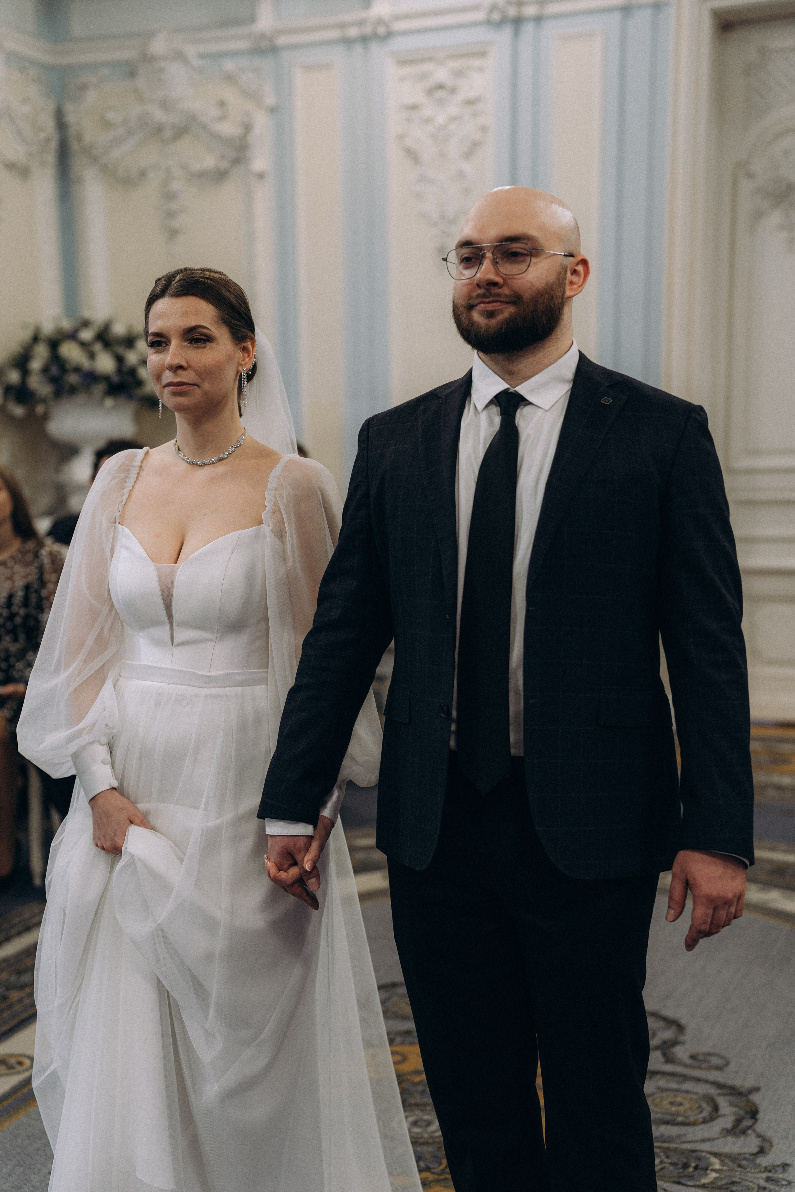 СВАДЕБНАЯ СЬЕМКА ВО ВТОРОМ ДВОРЦЕ (ДЕКАБРЬ) ТАКЖЕ СЬЕМКА В СТУДИИ НА ЧЕРНЫШЕВСКОЙ. Профессиональный фотограф, Санкт-Петербург — Виктория Богомолова