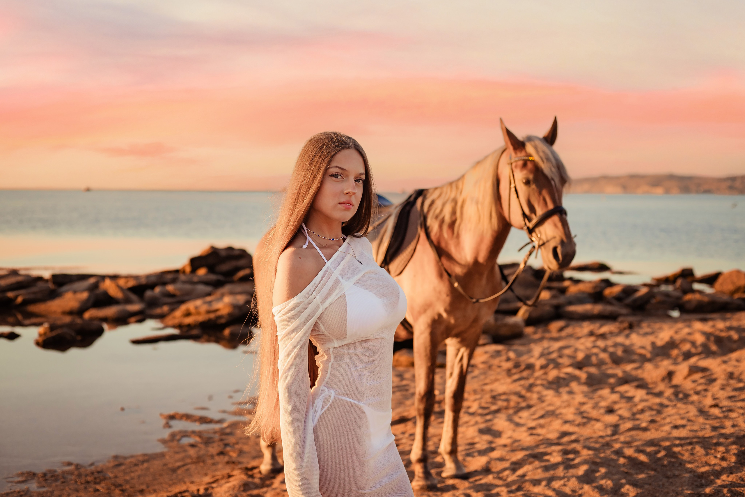 Фотосессия на море с лошадью. Фотограф в Феодосии Наталья Булгакова