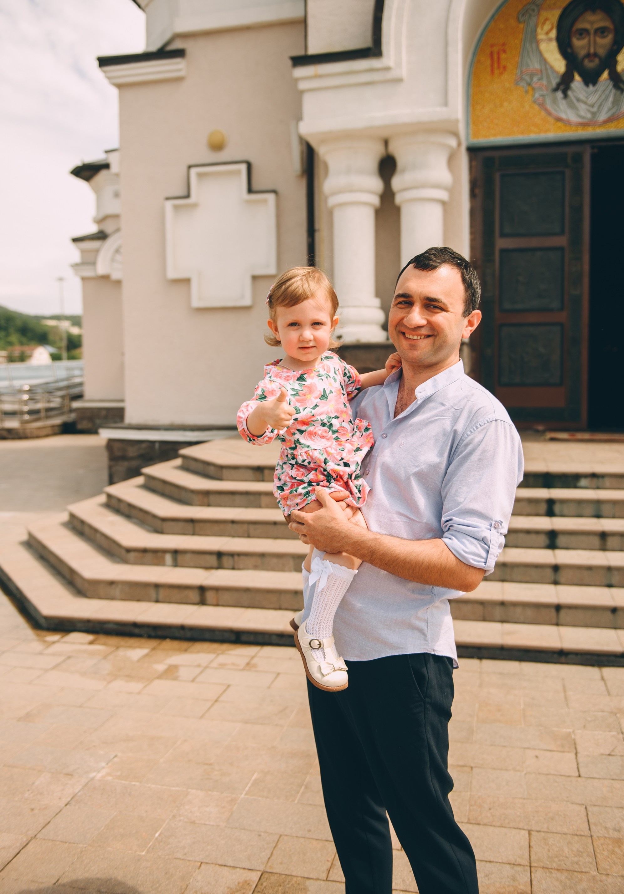 Крещение в храме Нерукотворного Образа Христа Спасителя. Свадебный и семейный фотограф София Невская