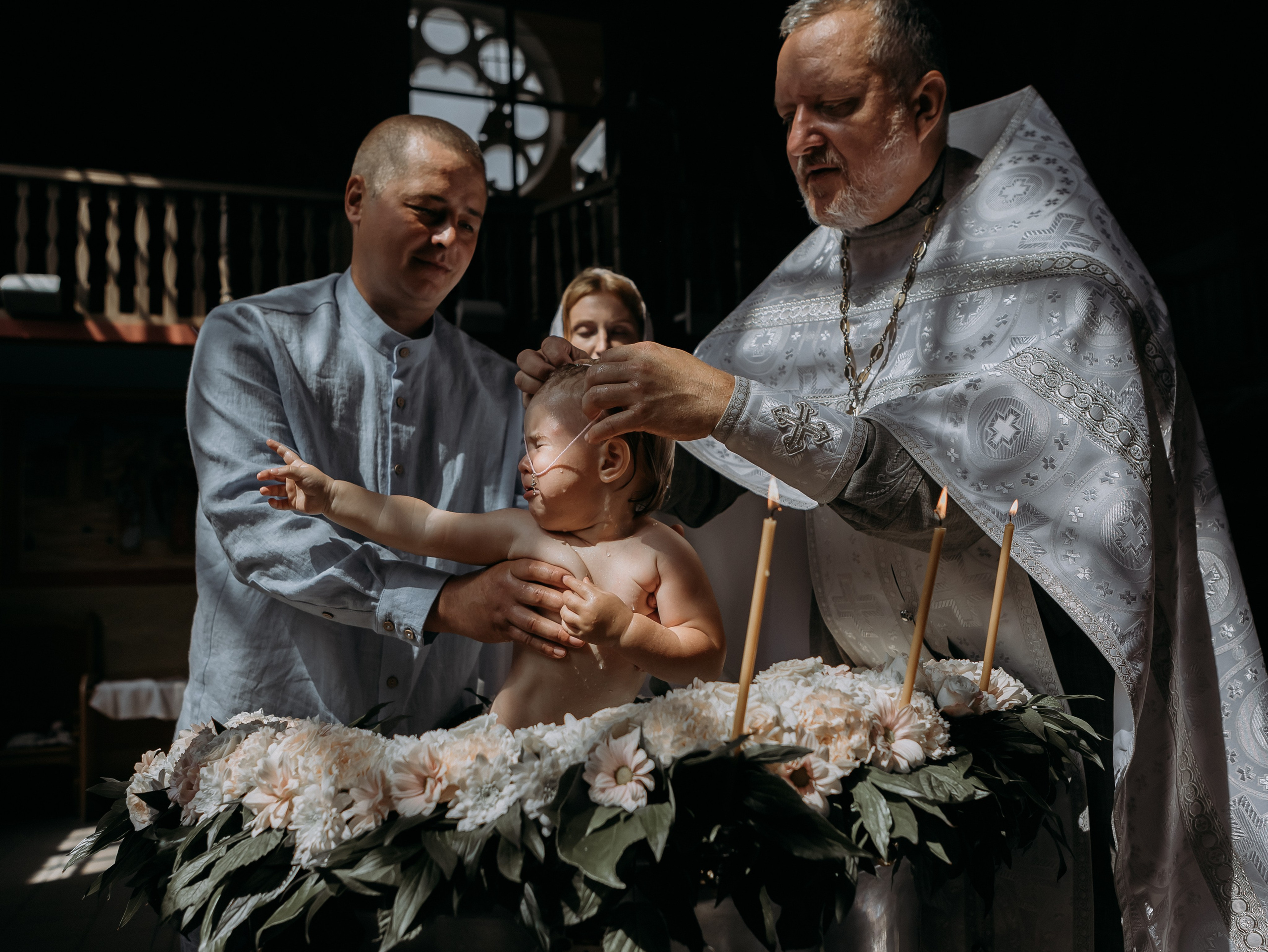 Таинство Крещения Пелагиеи. Фотограф семейный, Венчания Крещения Пятигорск Новопавловск КМВ