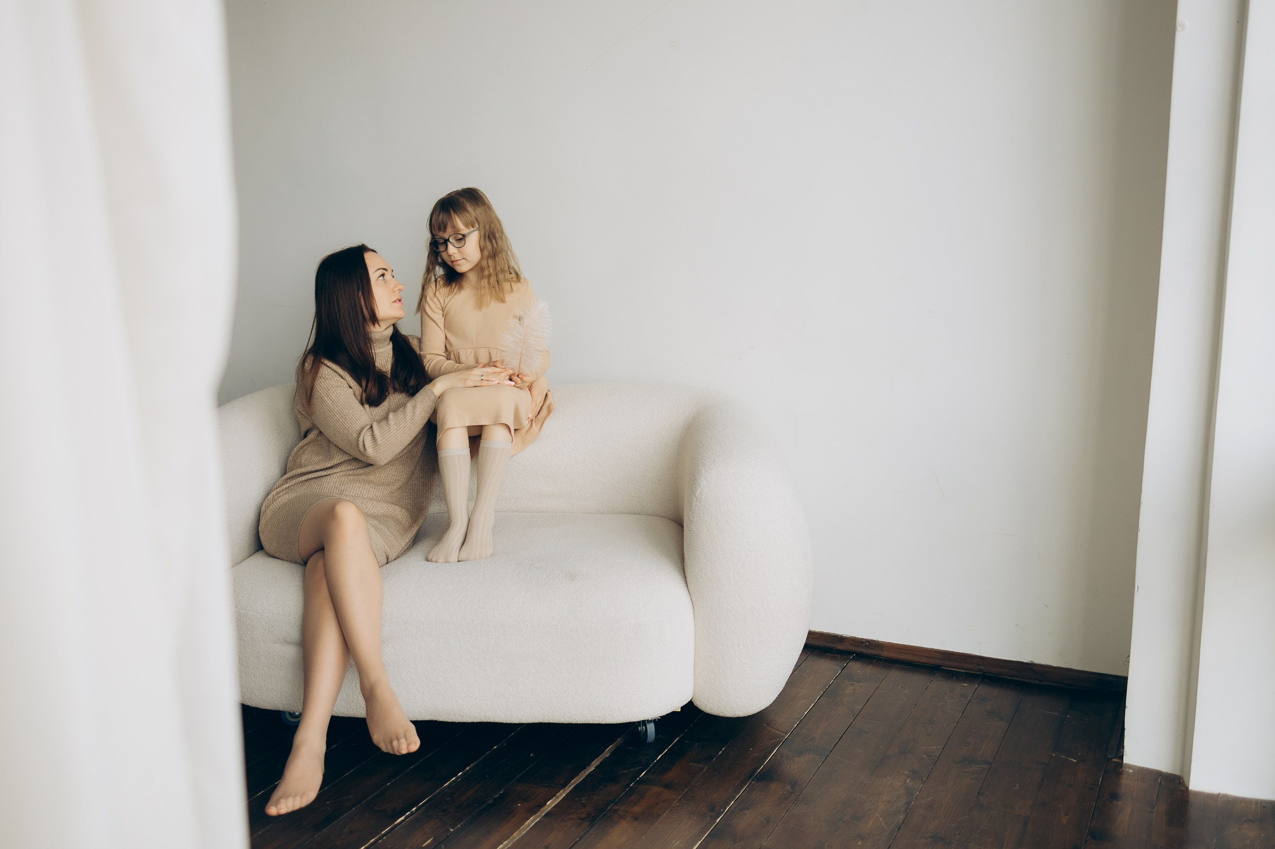 Студийная съемка для Виктории и Полины. Семейный и детский фотограф, женский портрет Москва Светлана Мертикова