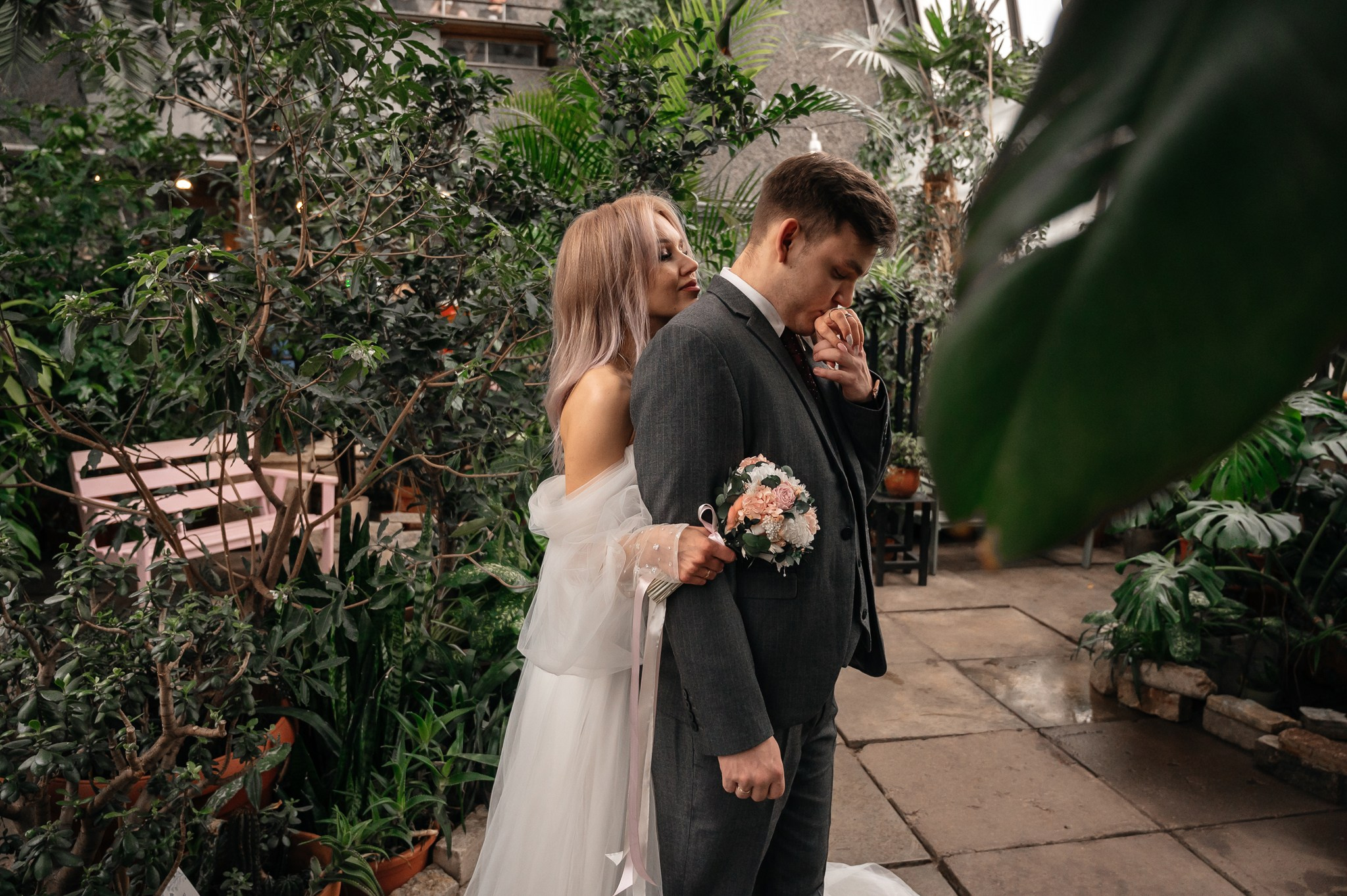 Оранжерея Таврического сада. Свадебный и семейный фотограф из Санкт-Петербурга Климов Анатолий