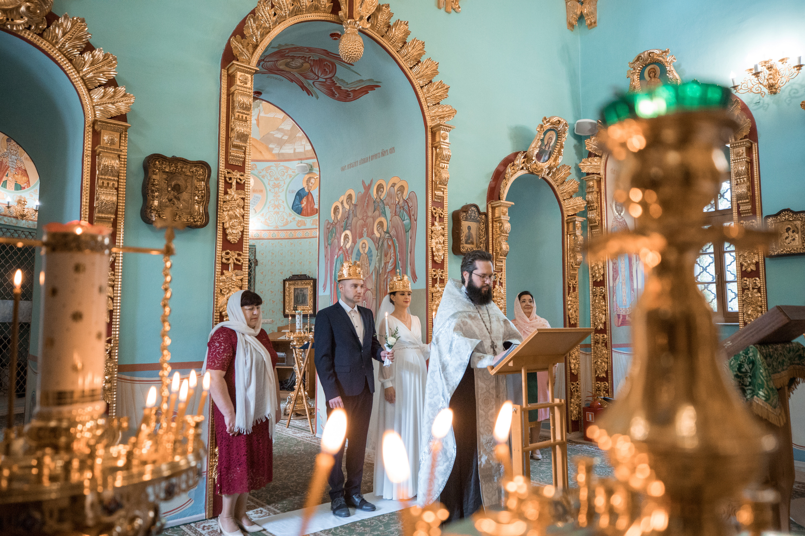 Венчание Ивана и Анастасии. Фотограф Крещение, Выписка москва