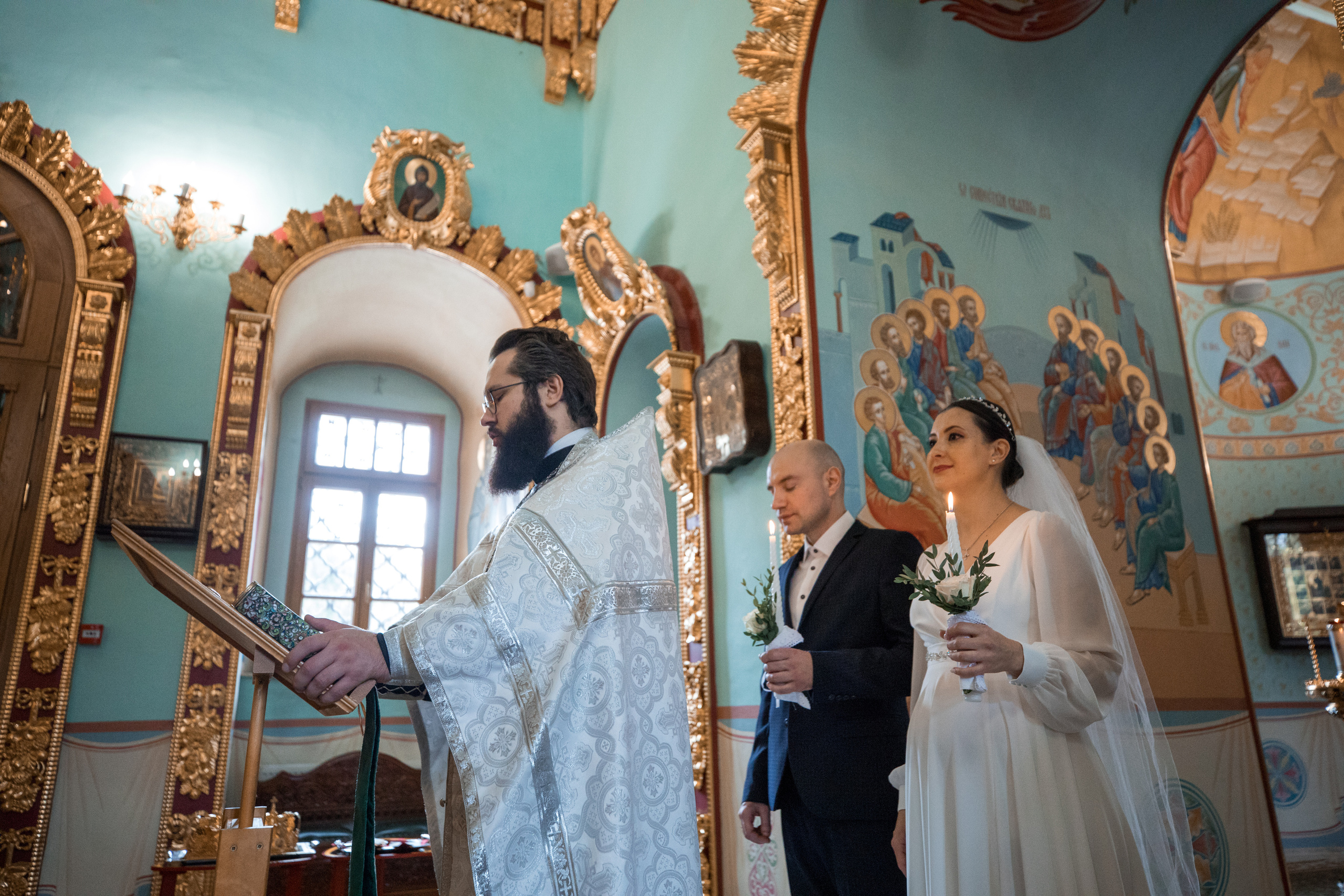 Венчание Ивана и Анастасии. Фотограф Крещение, Выписка москва