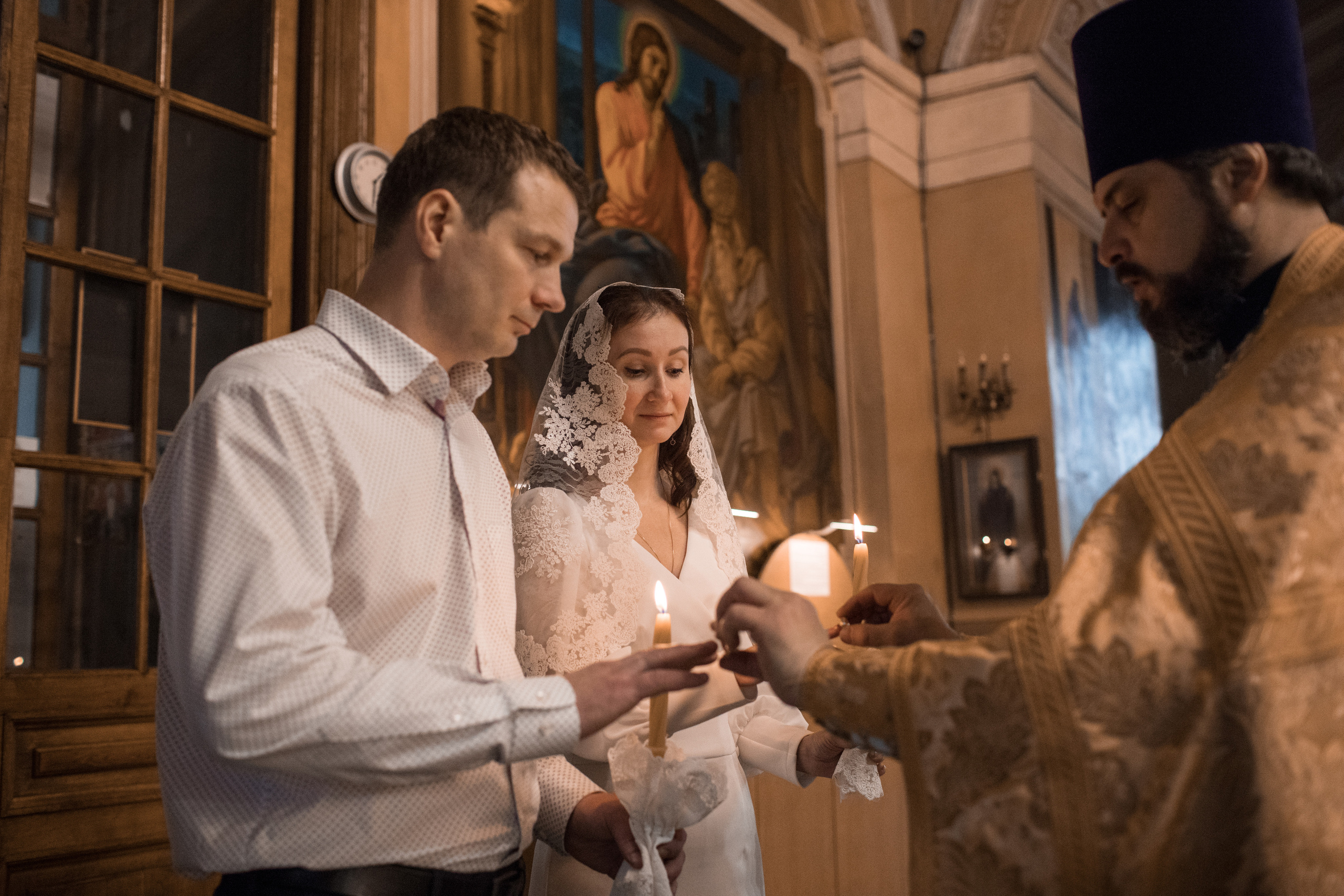 Венчание Михаила и Ирины. Фотограф Крещение, Выписка москва