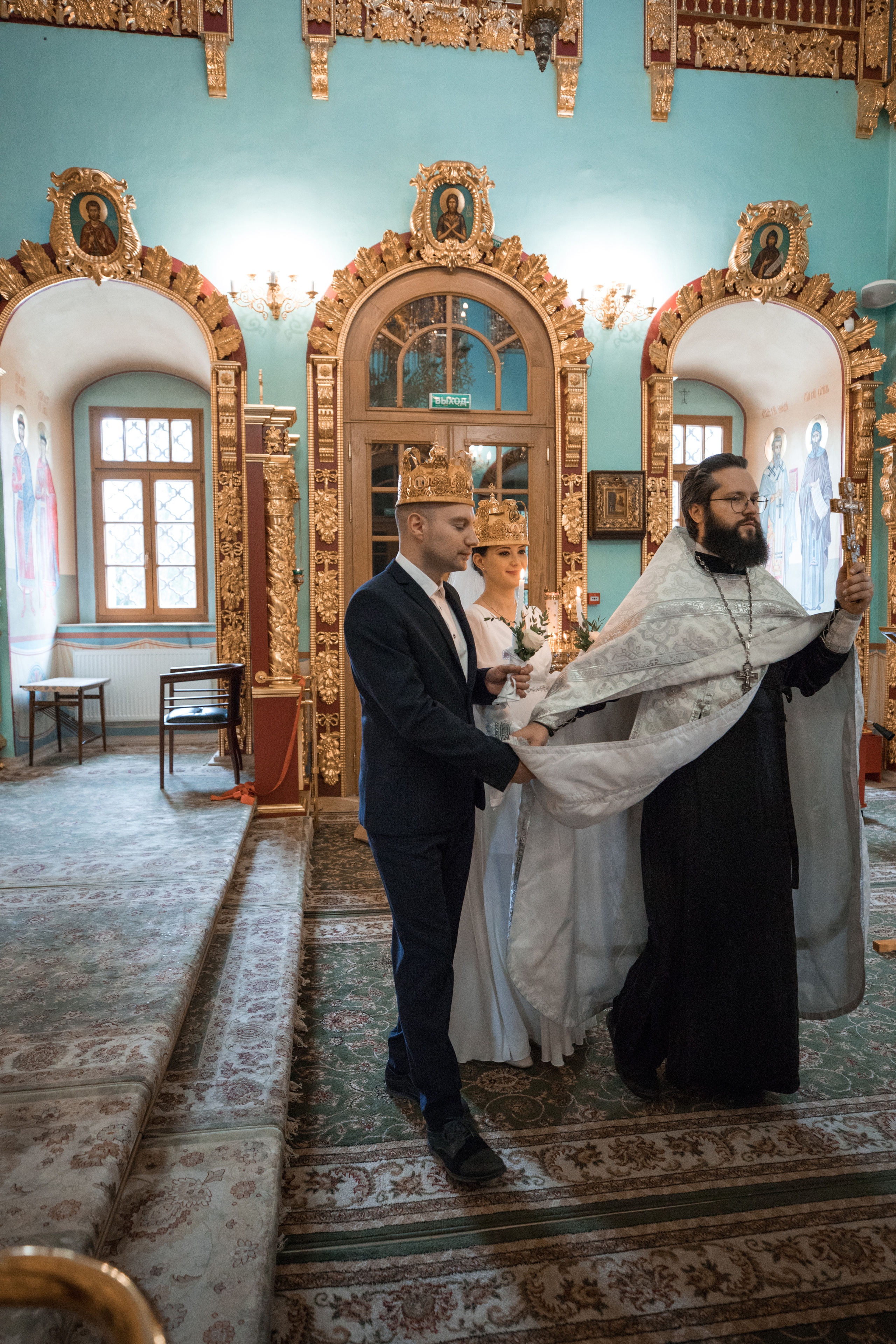 Венчание Ивана и Анастасии. Фотограф Крещение, Выписка москва