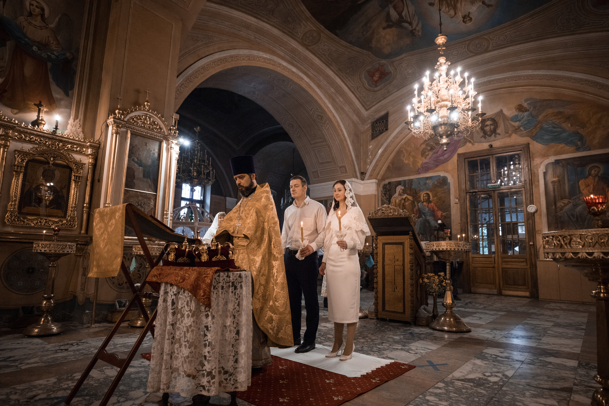 Венчание Михаила и Ирины. Фотограф Крещение, Выписка москва