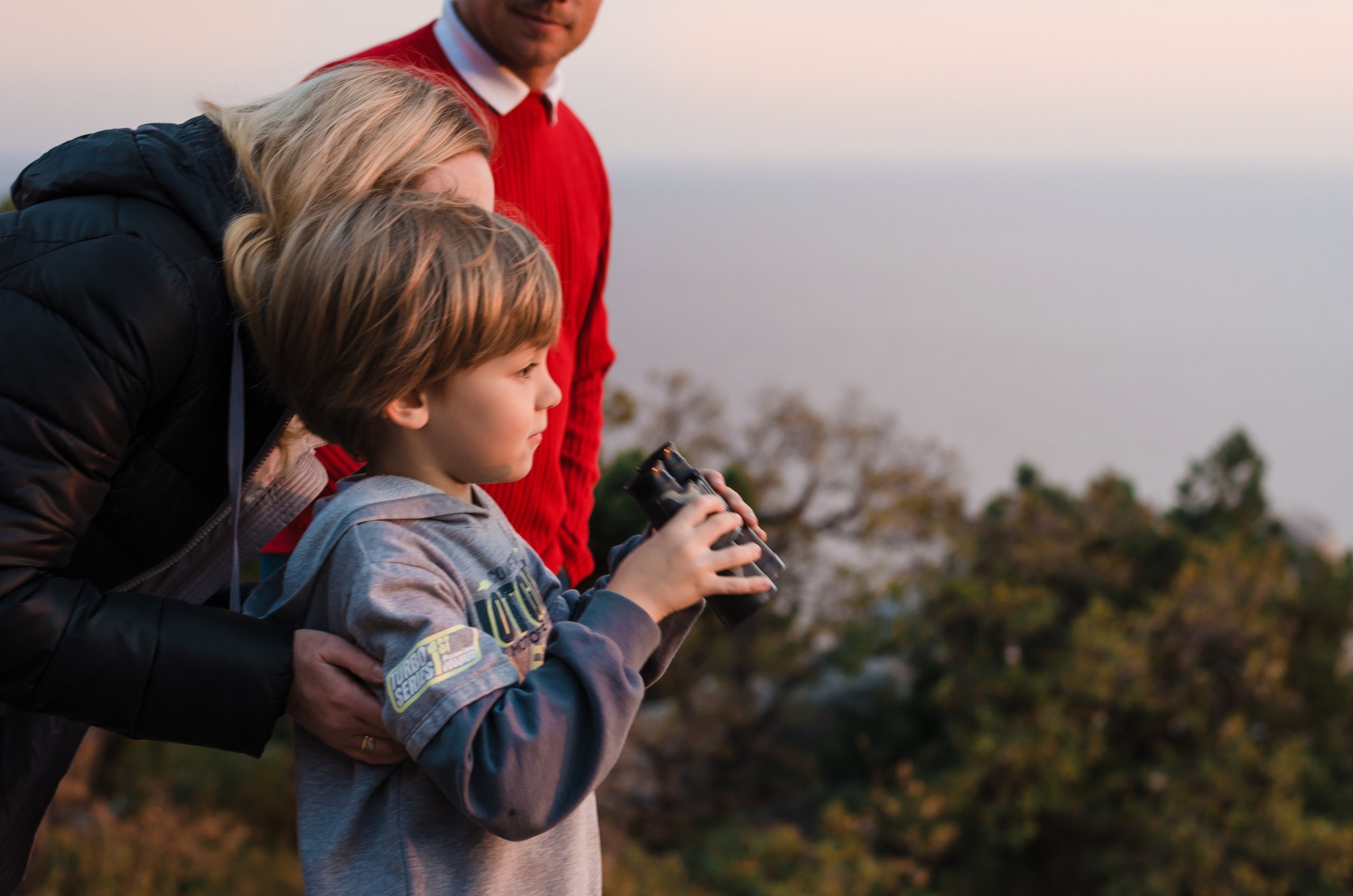 Осеннее море. Семья Пикуленко. Фотограф Ирина Курта