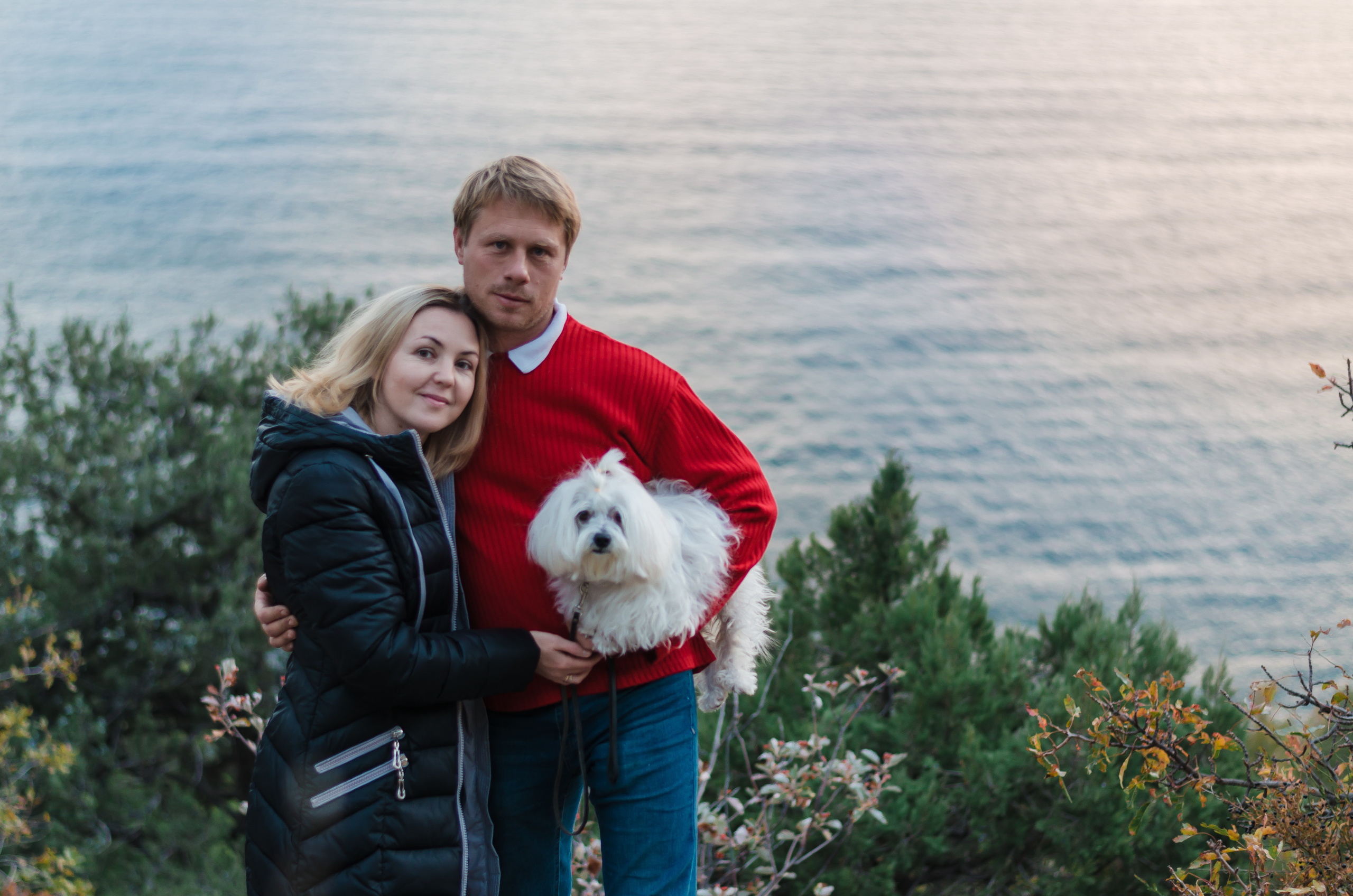 Осеннее море. Семья Пикуленко. Фотограф Ирина Курта