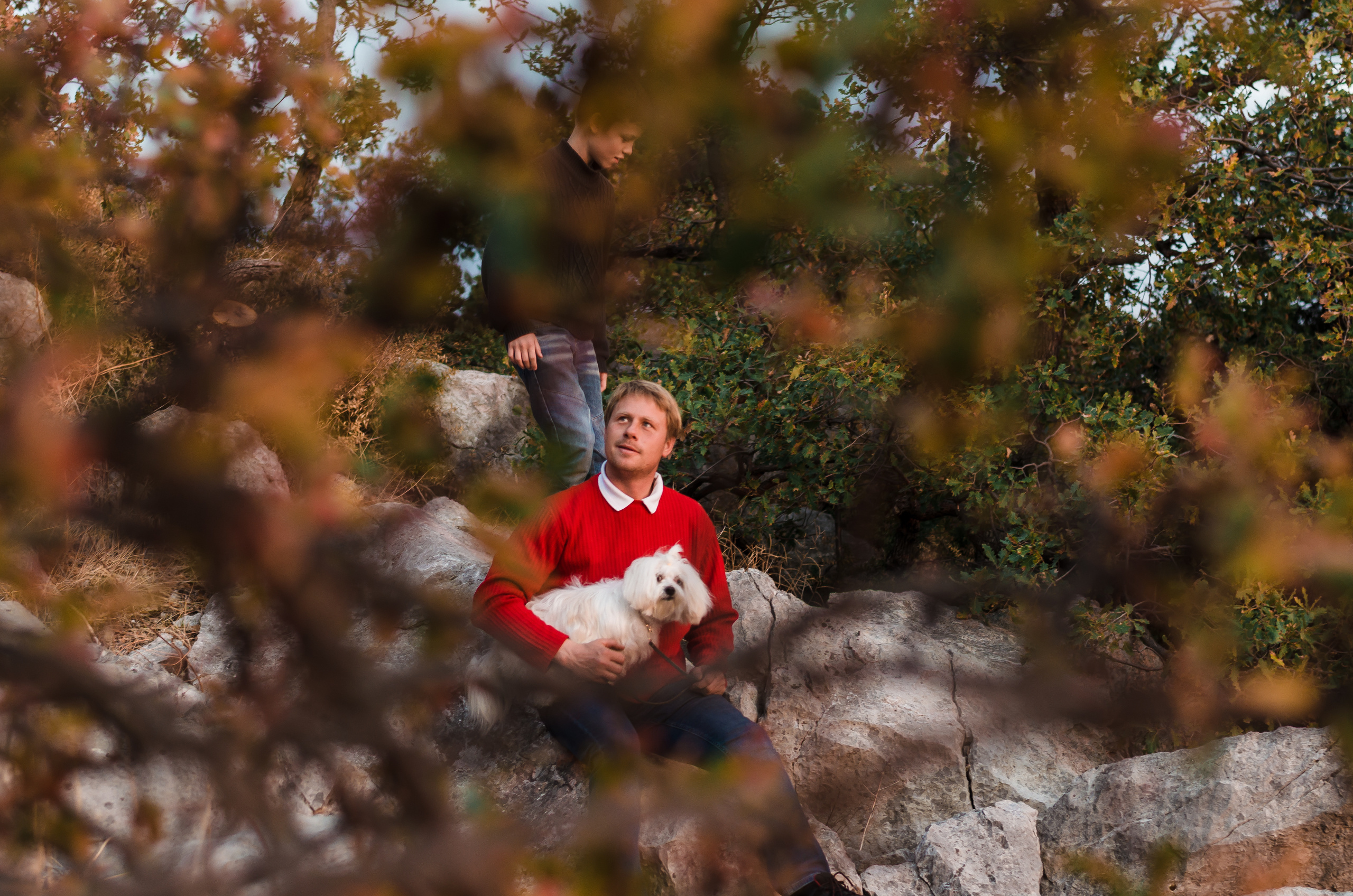 Осеннее море. Семья Пикуленко. Фотограф Ирина Курта