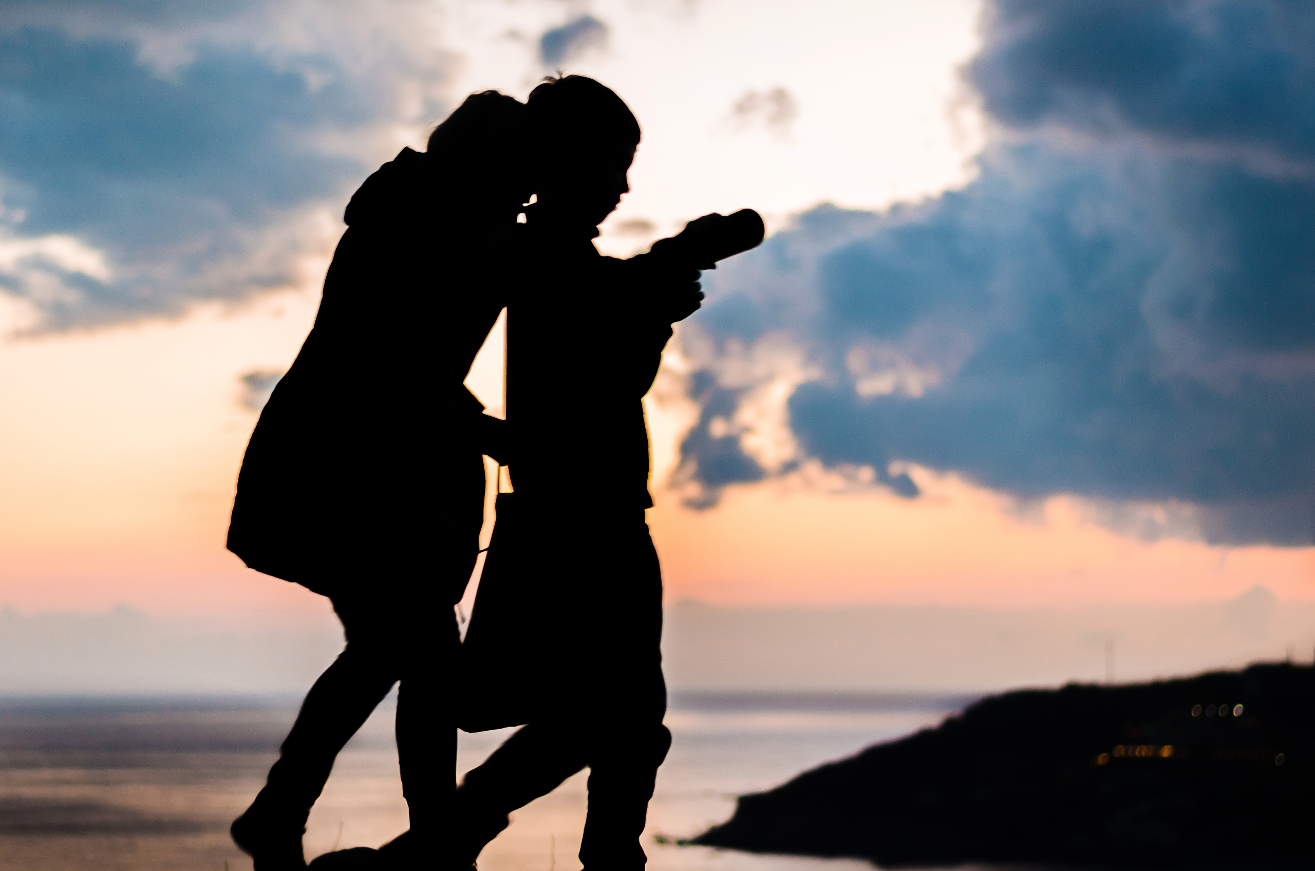 Осеннее море. Семья Пикуленко. Фотограф Ирина Курта