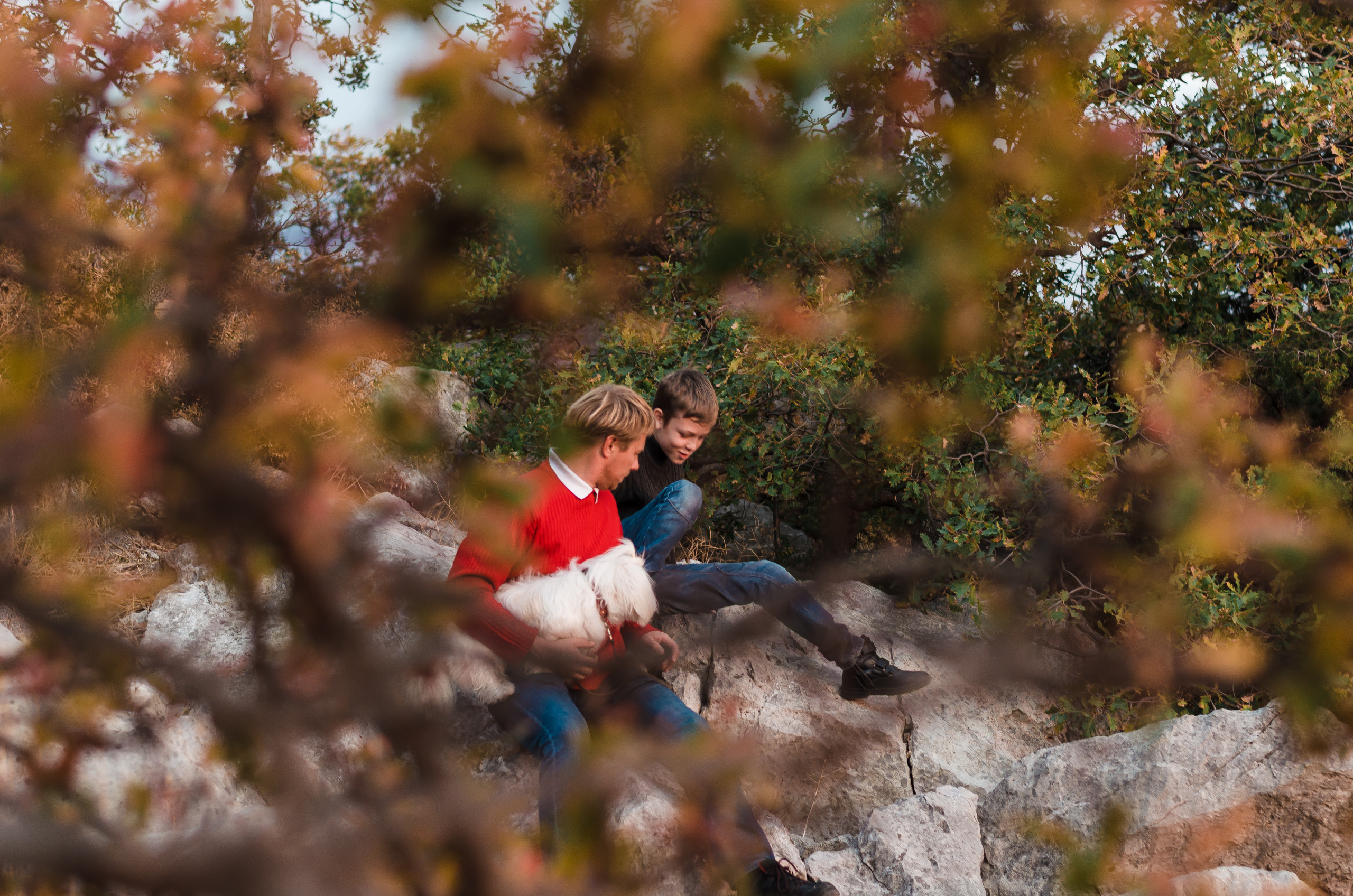 Осеннее море. Семья Пикуленко. Фотограф Ирина Курта