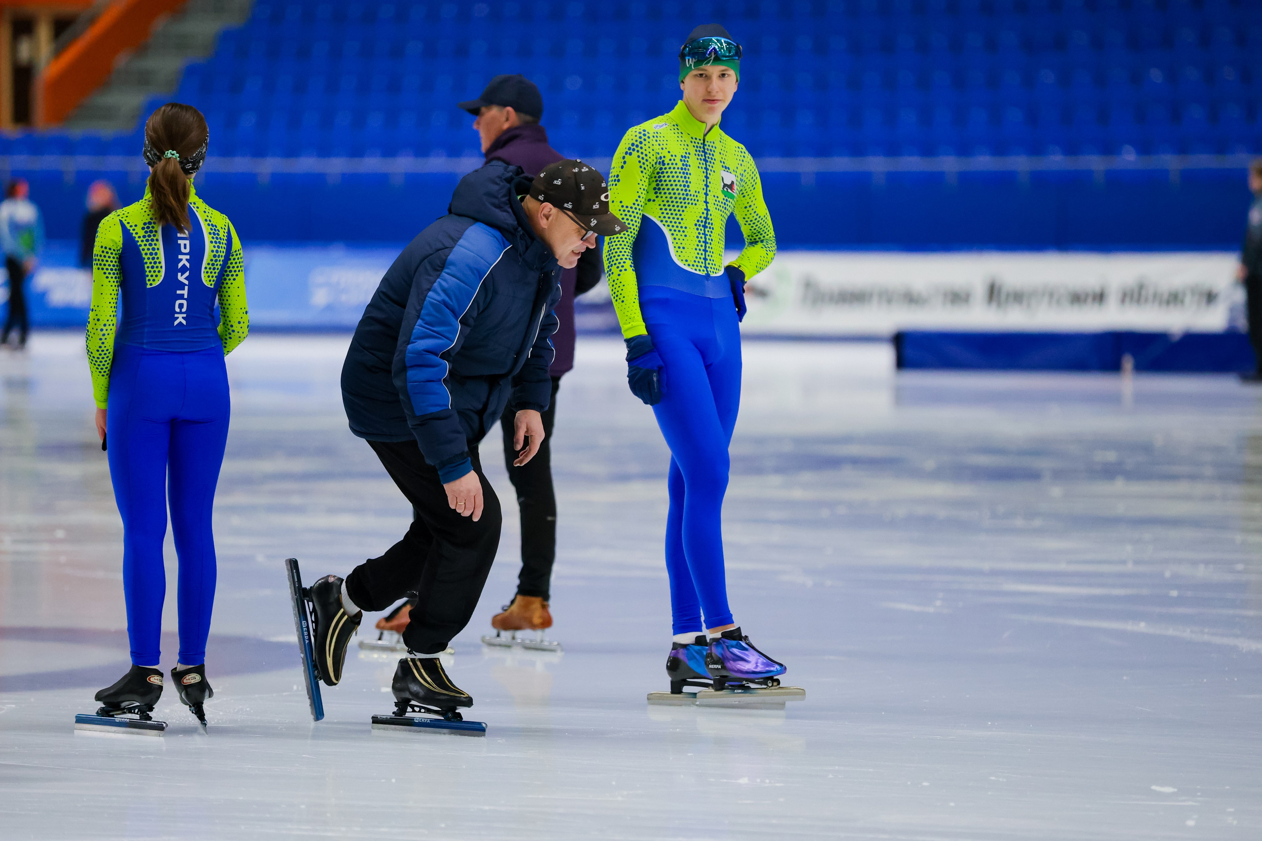 Тренировки. Конькобежный спорт. Иркутск, 2026. Спортивная съемка Мария Царфати