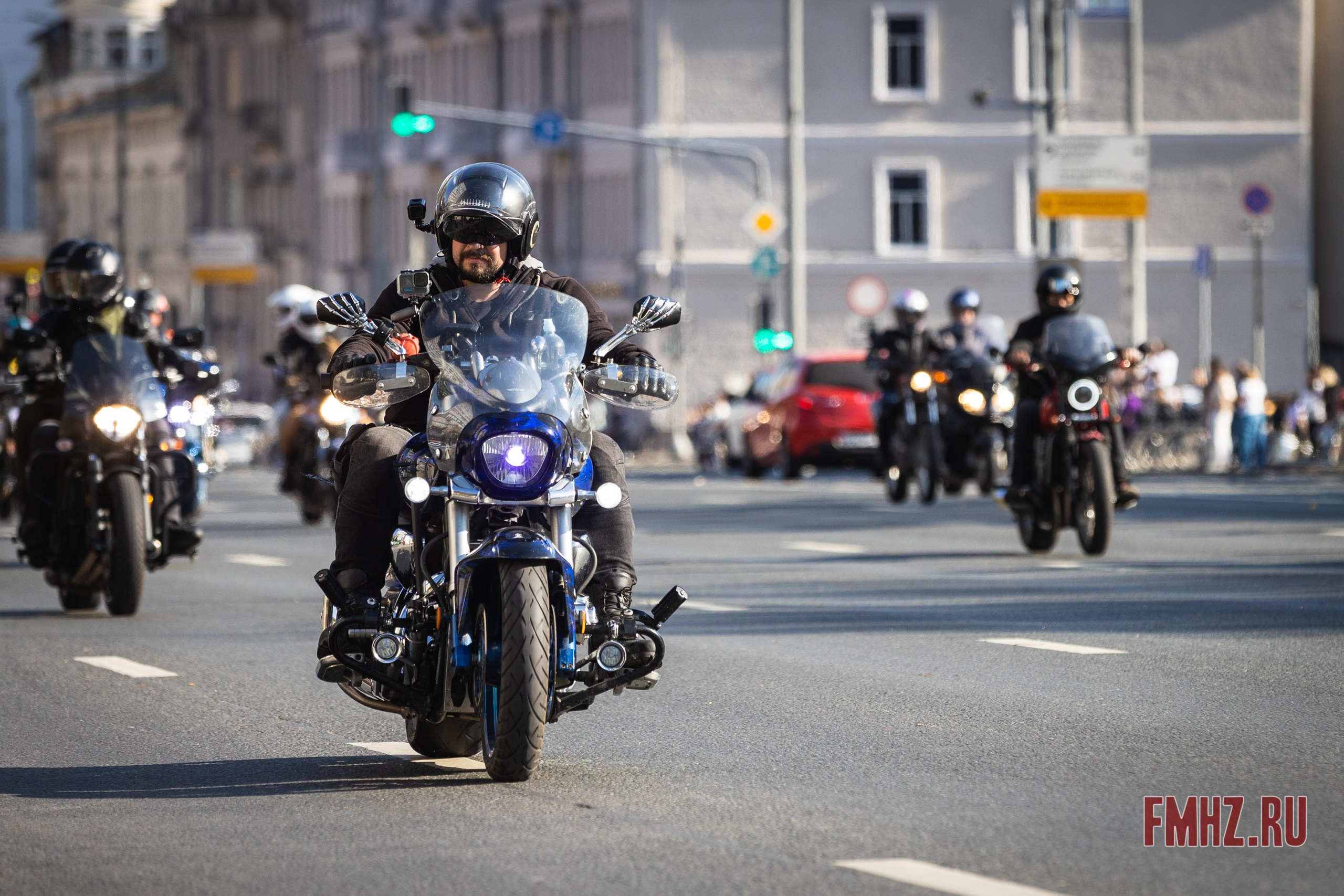 Закрытие Мотосезона 2023 на проспекте Академика Сахарова. Фотограф Владимир Охрименко