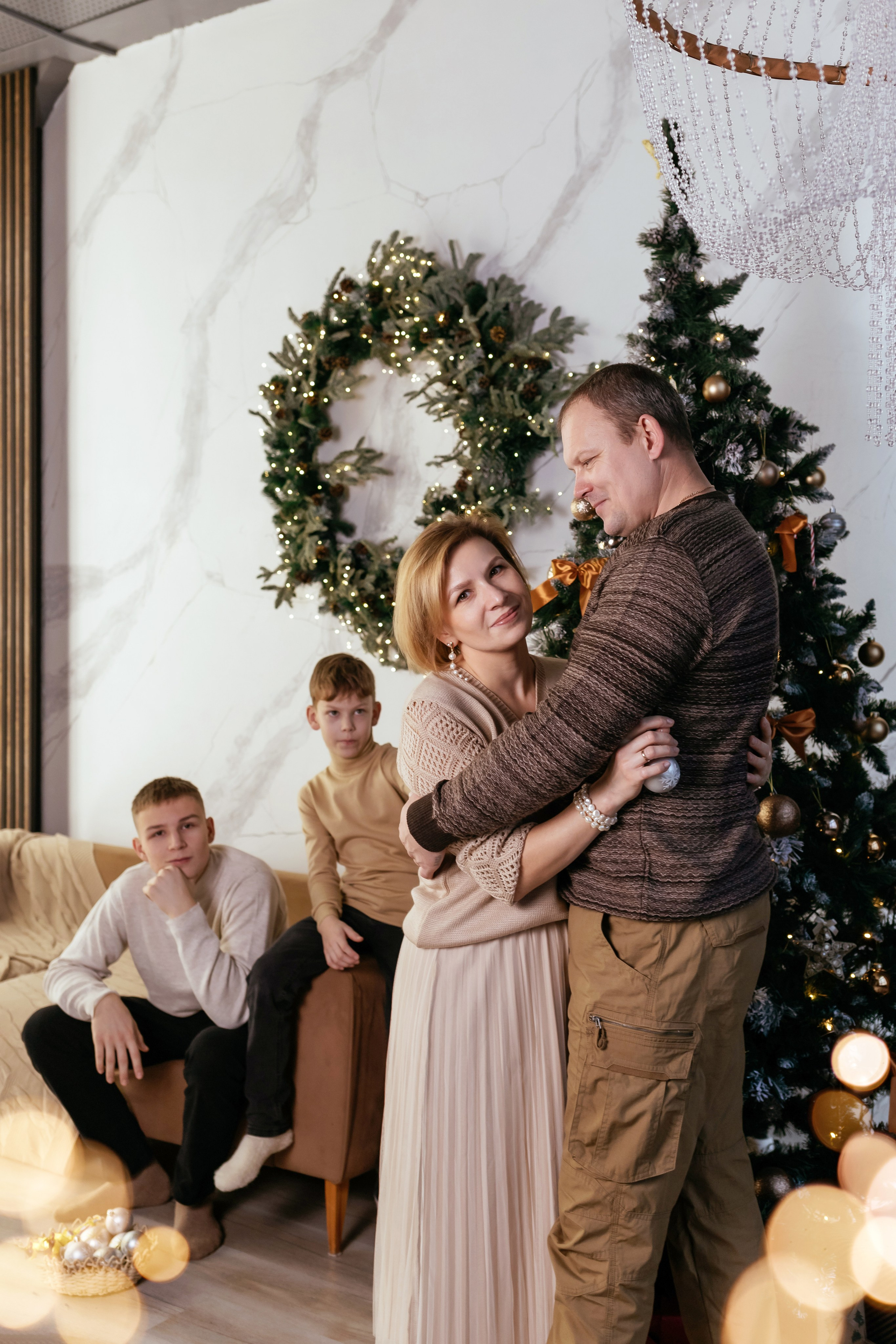 Новогодняя семейная съёмка. EtoStudio. Семейный фотограф в Минске Приболовец Светлана