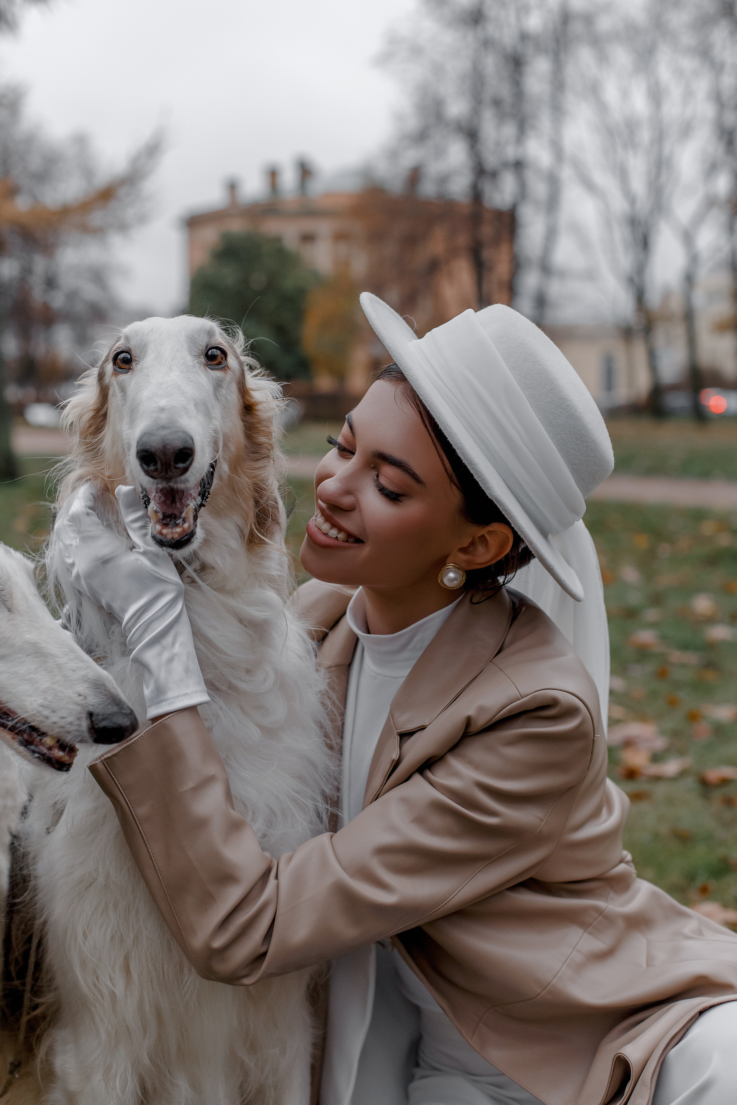 Степан и Ульяна, свадьба с Авганскими борзыми. Свадебный фотограф Санкт-Петербург  Москва