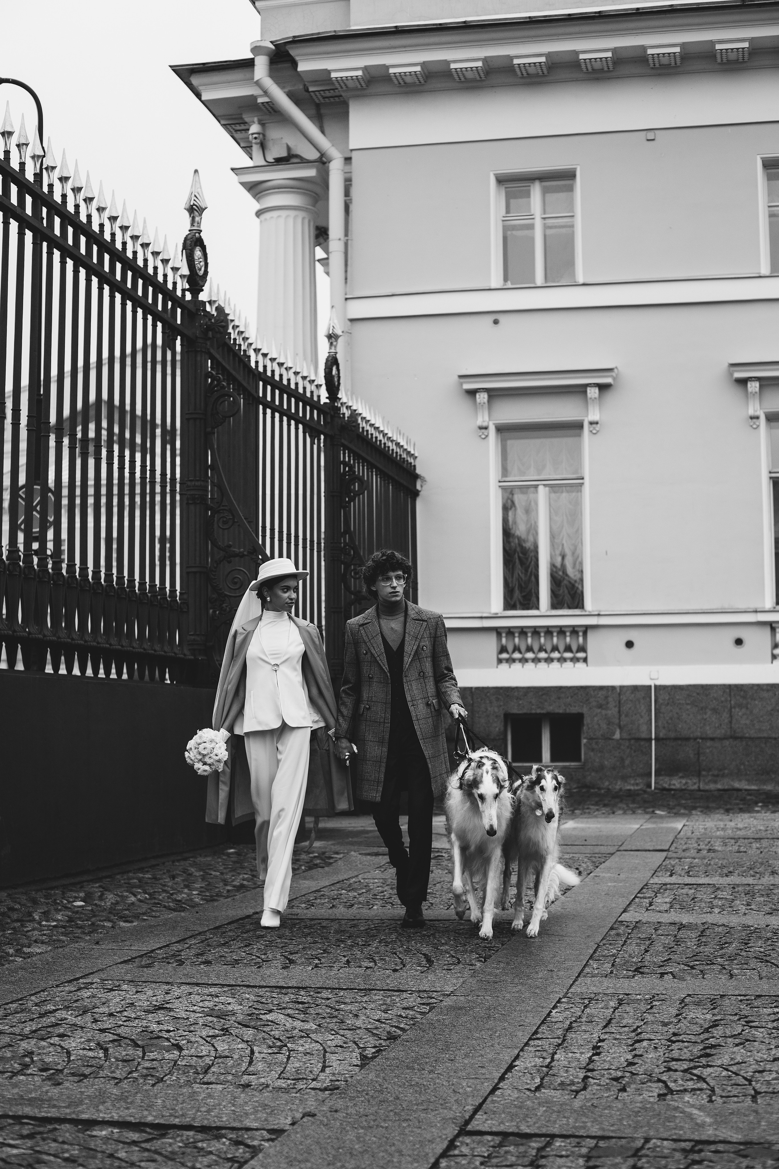 Степан и Ульяна, свадьба с Авганскими борзыми. Свадебный фотограф Санкт-Петербург  Москва