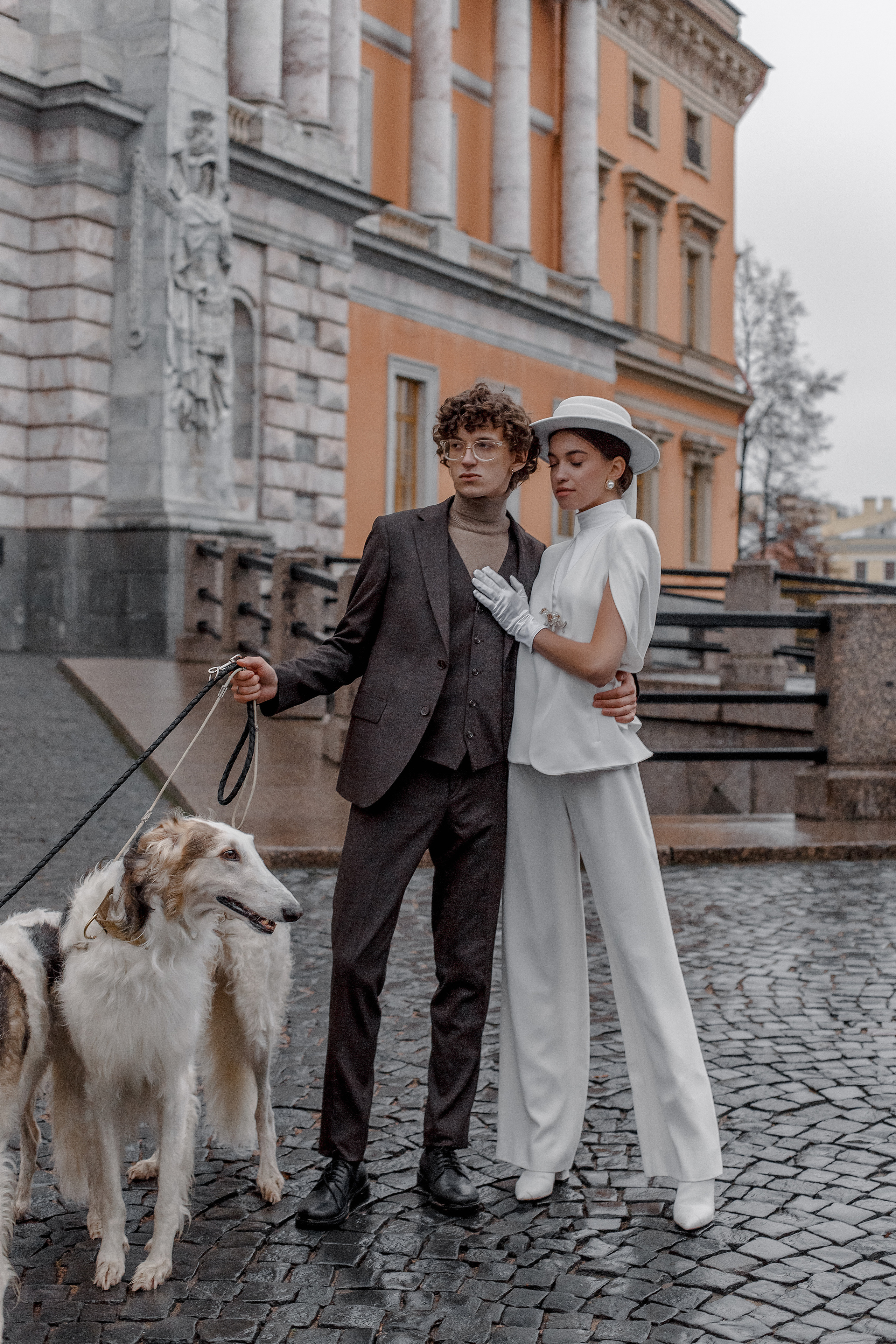 Степан и Ульяна, свадьба с Авганскими борзыми. Свадебный фотограф Санкт-Петербург  Москва