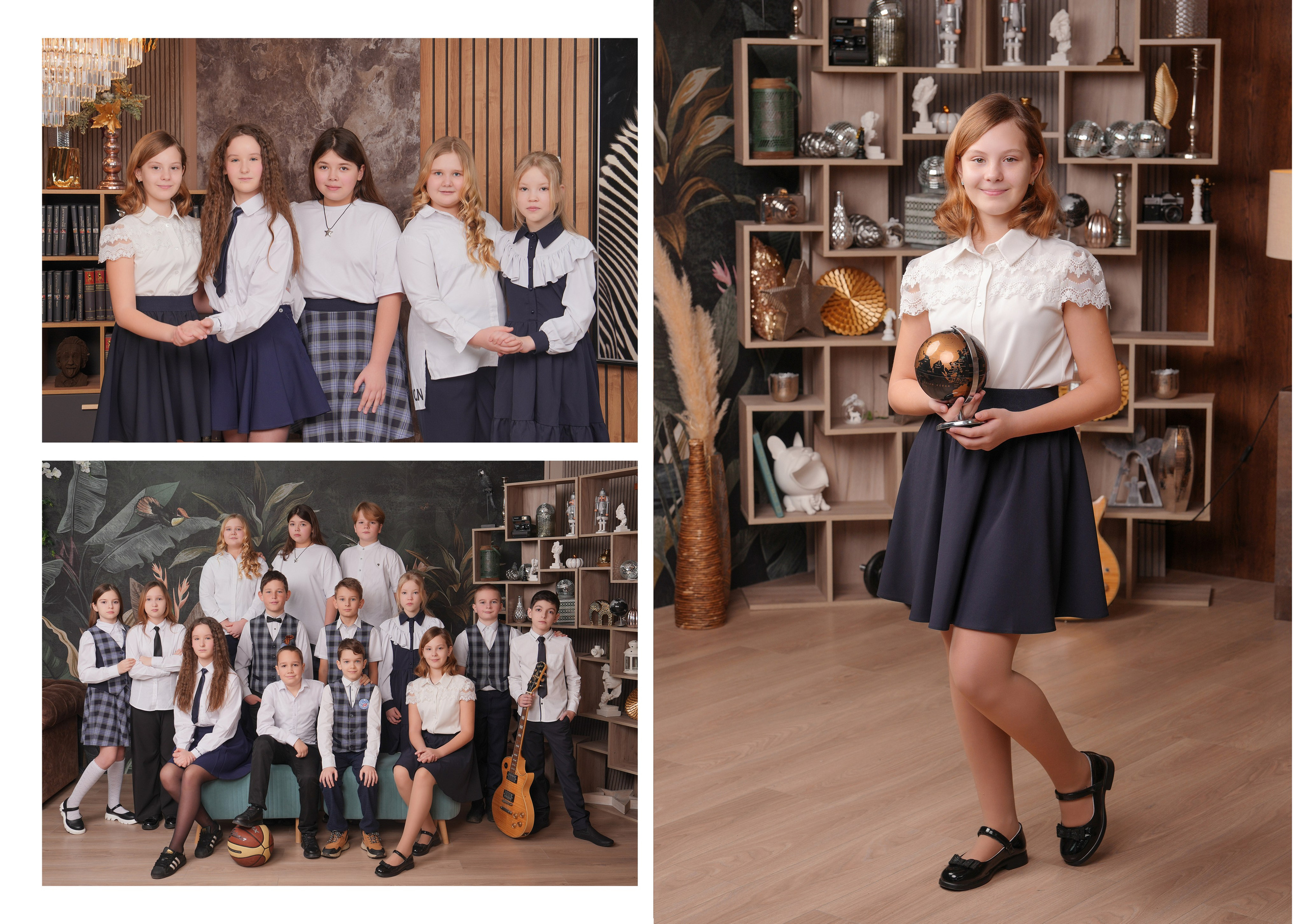 ШКОЛА 50 — 4 «В» класс. Красивый выпускной альбом в Краснодаре