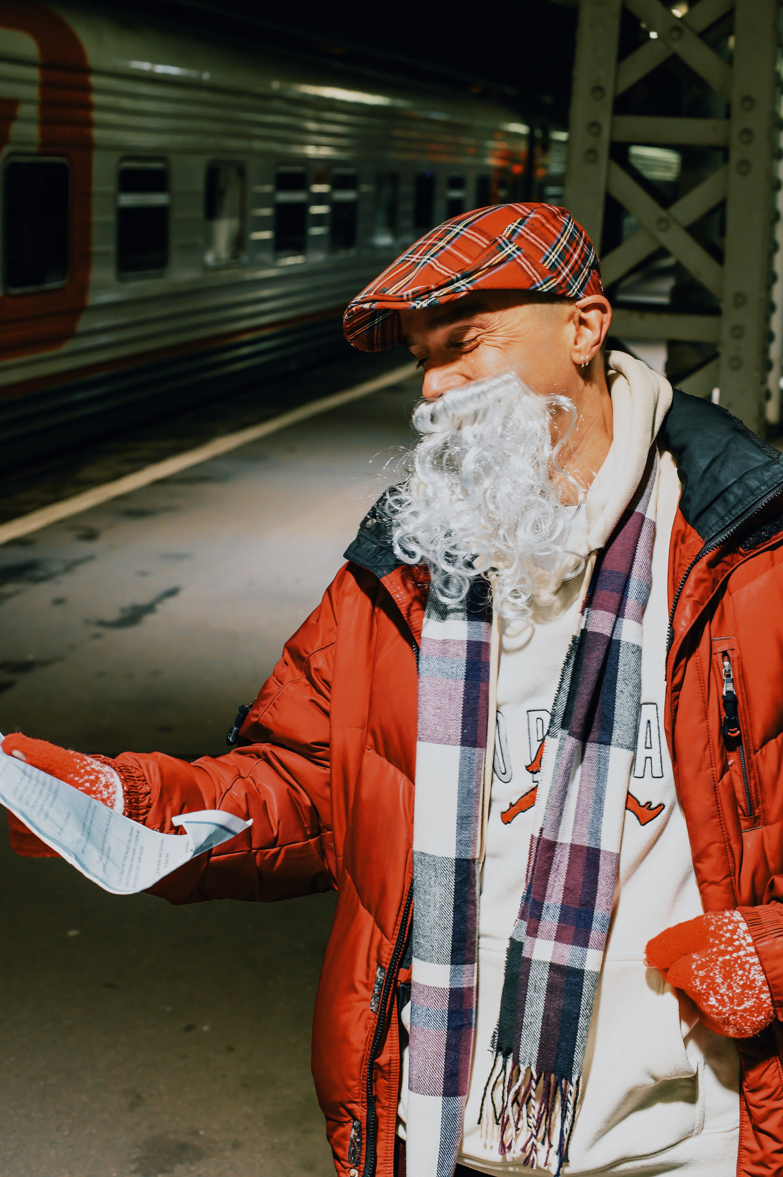 Дед Мороз на стиле. Профессиональный фотограф в Санкт-Петербурге