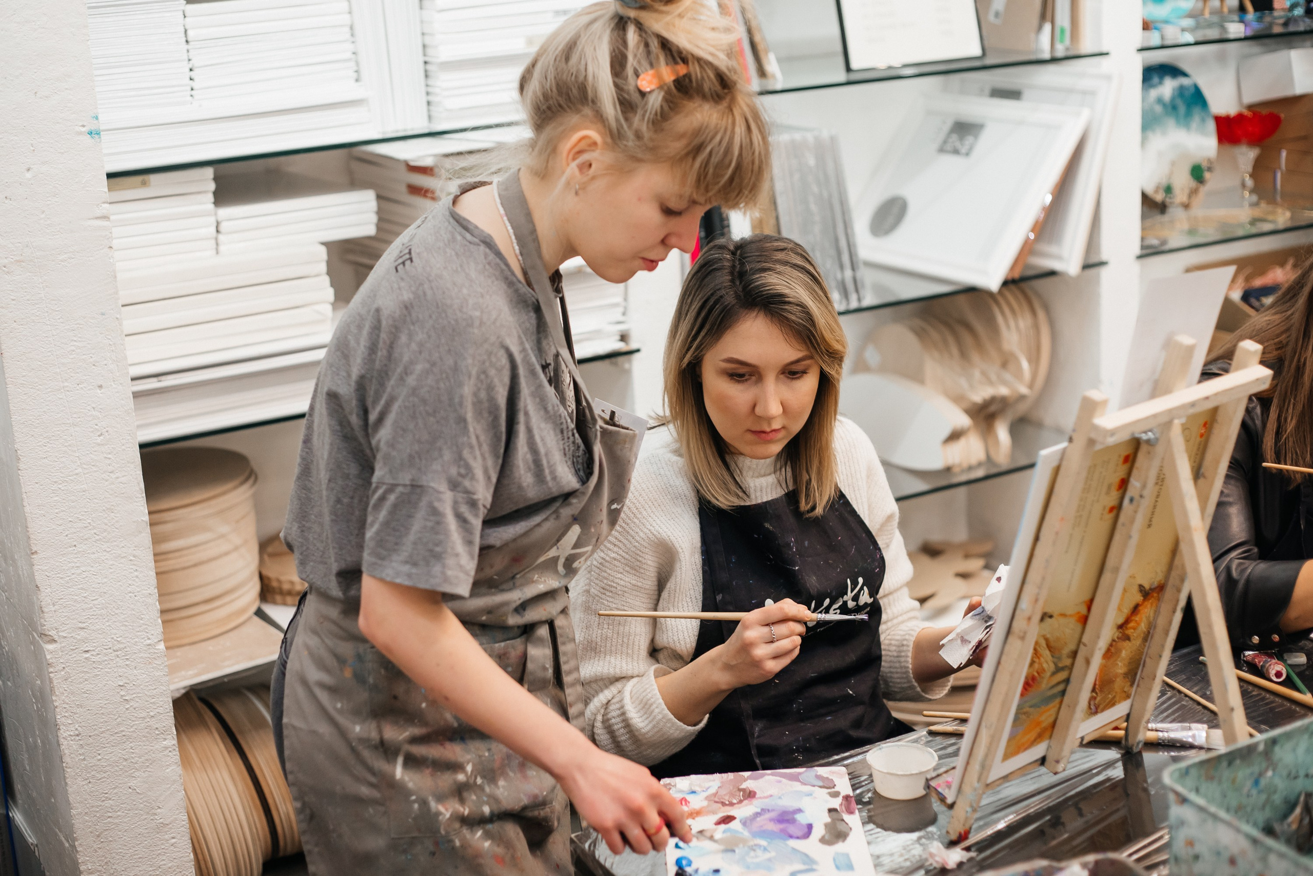 Artista. Мастер-класс по живописи. Семейный фотограф в Санкт-Петербурге Ева Маркова