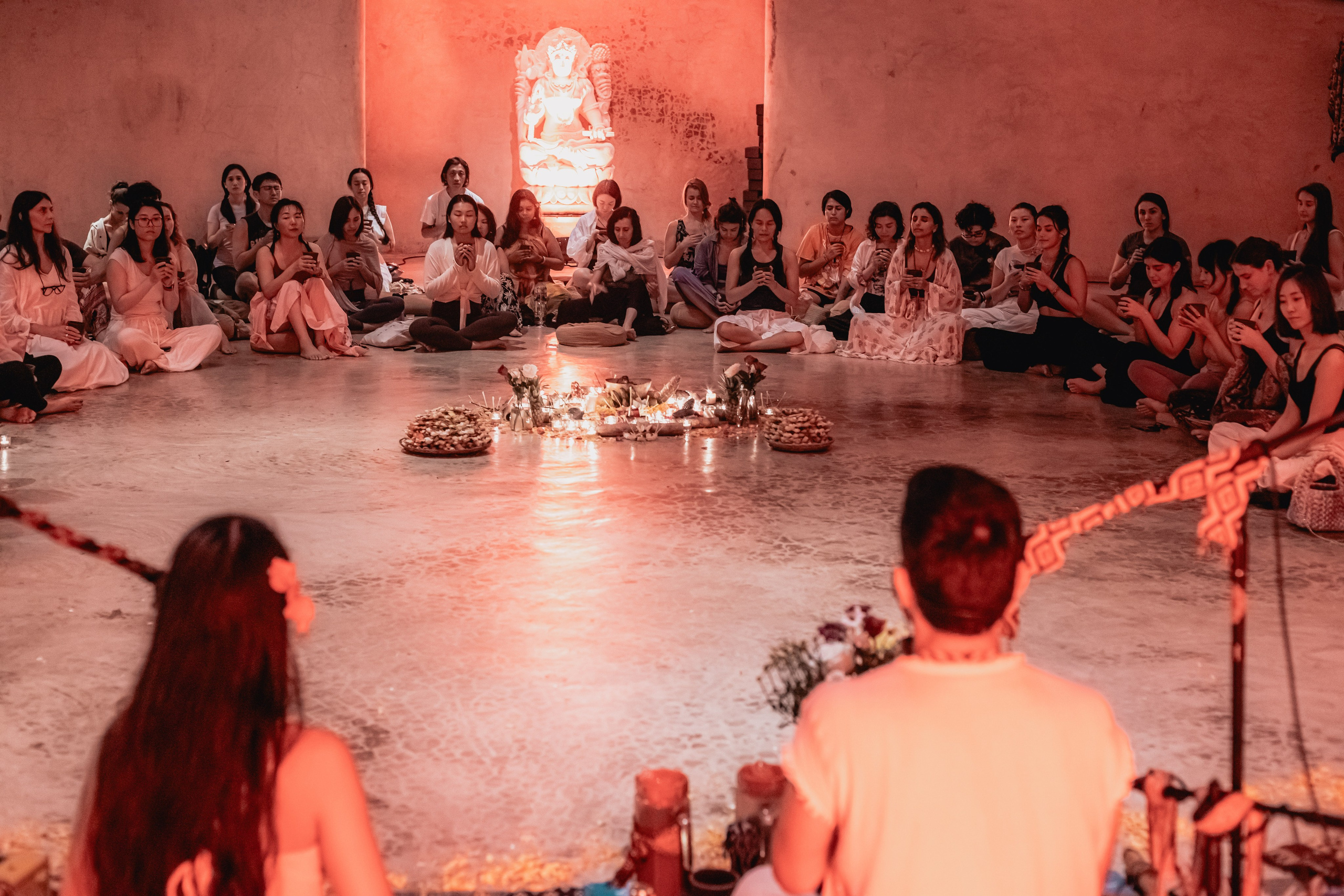 Cacao ceremony Full moon jan w Juan. Mariam Bagdasaryan