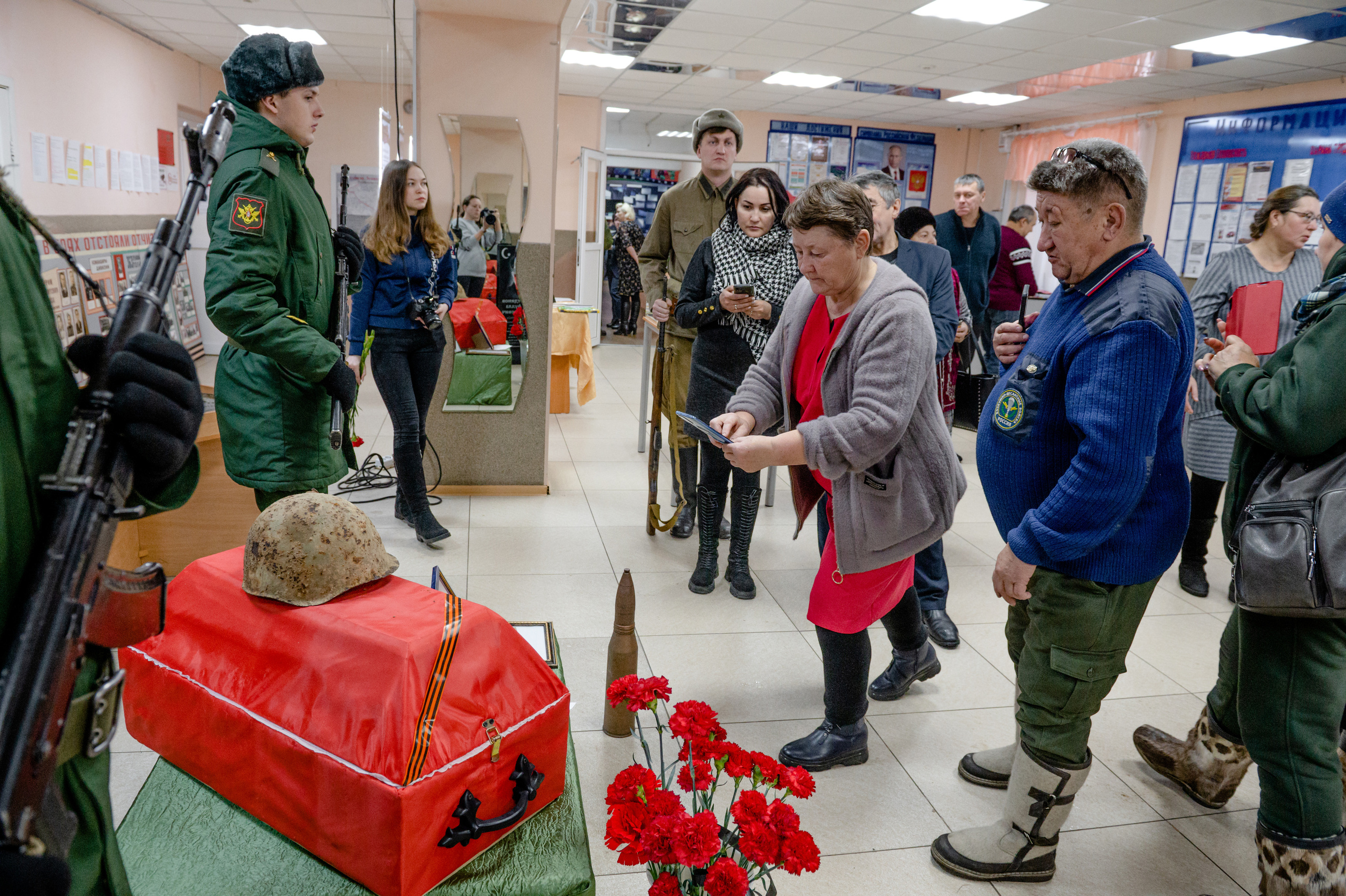 Перезахоронение солдата, погибшего в ВОВ. Репортажный фотограф Анна Диденко