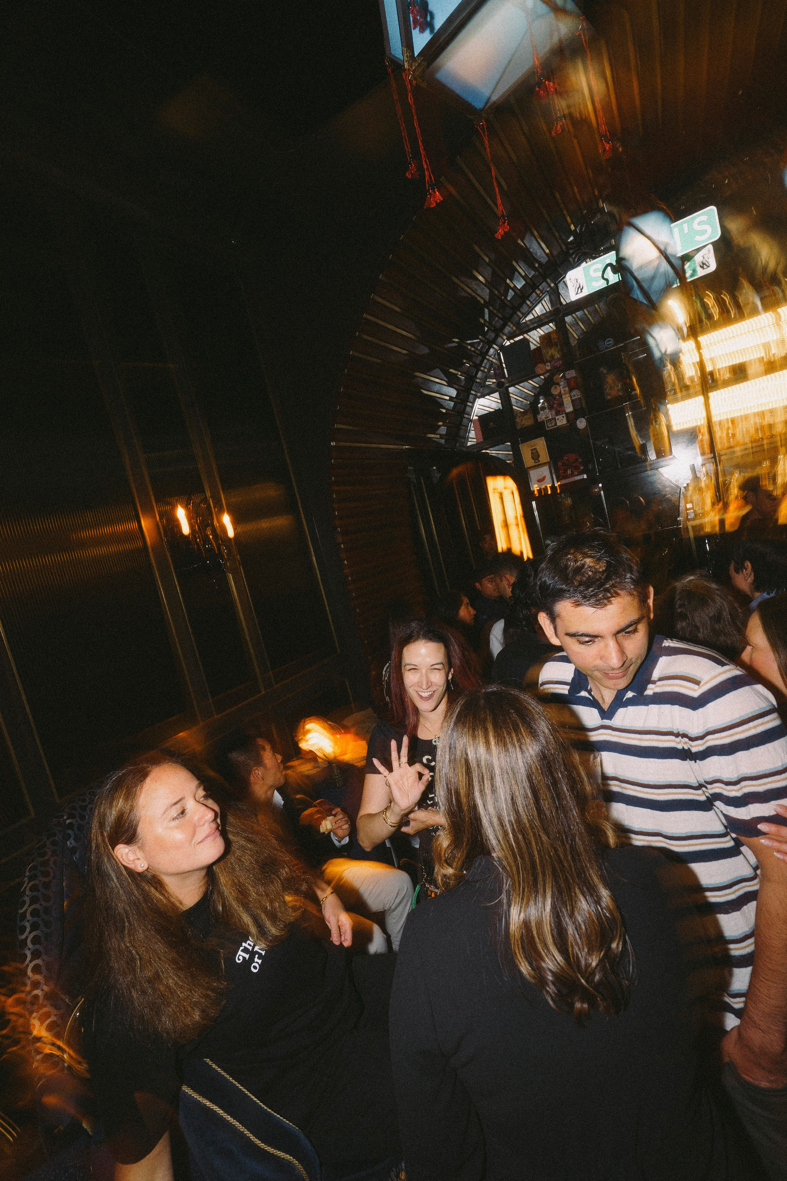 Birthday party at a restaurant. New York photographer RINAT SHAHMETOV in New York city