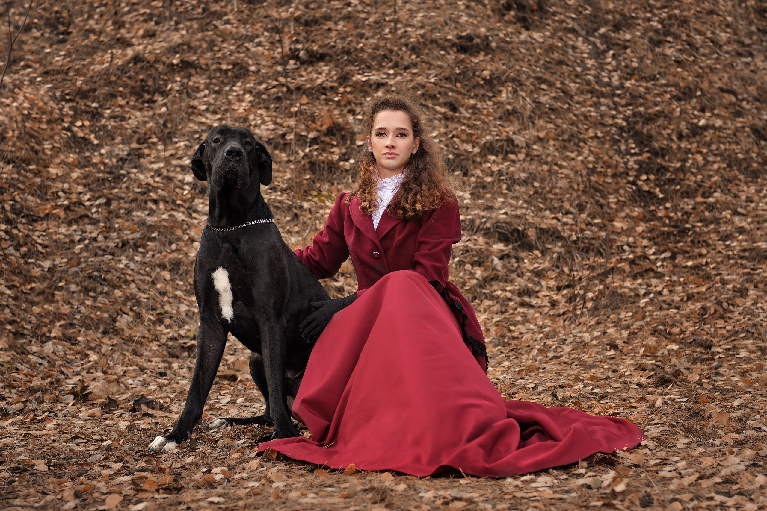 Анна, конная прогулка