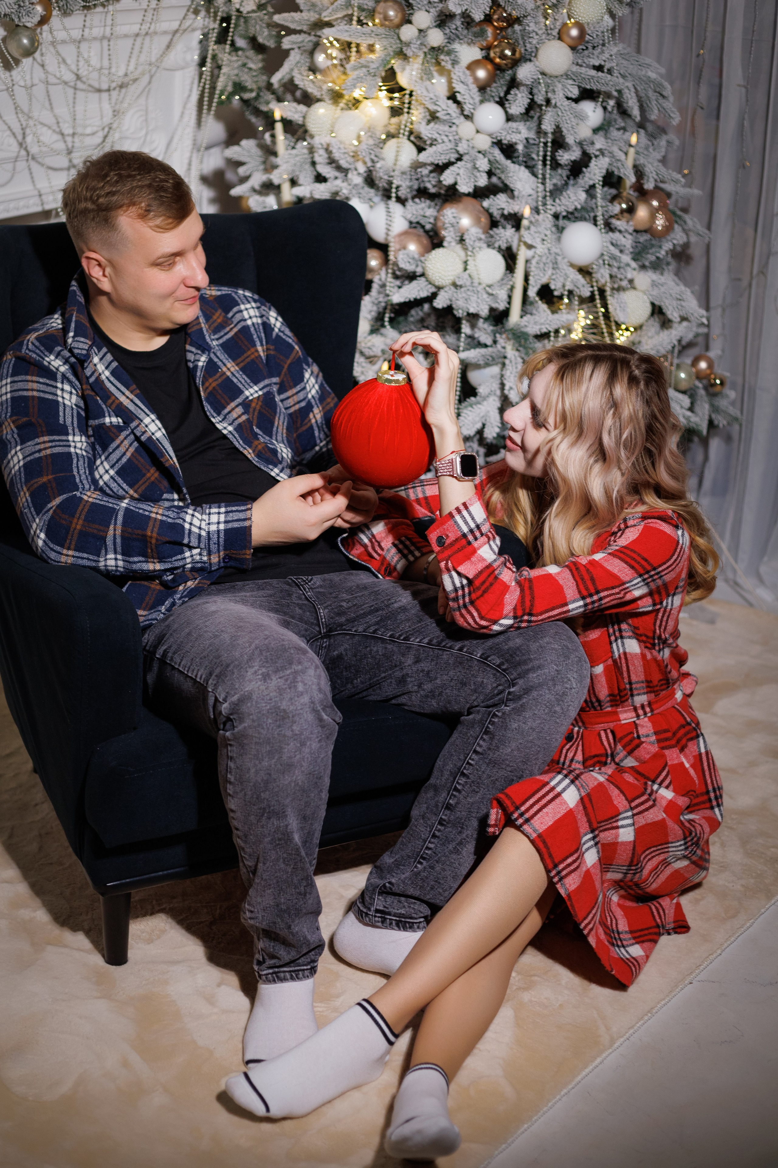 Новогодняя семейная. Семейный и творческий фотограф ст. Каневская| г. Краснодар | Мария Шарафан