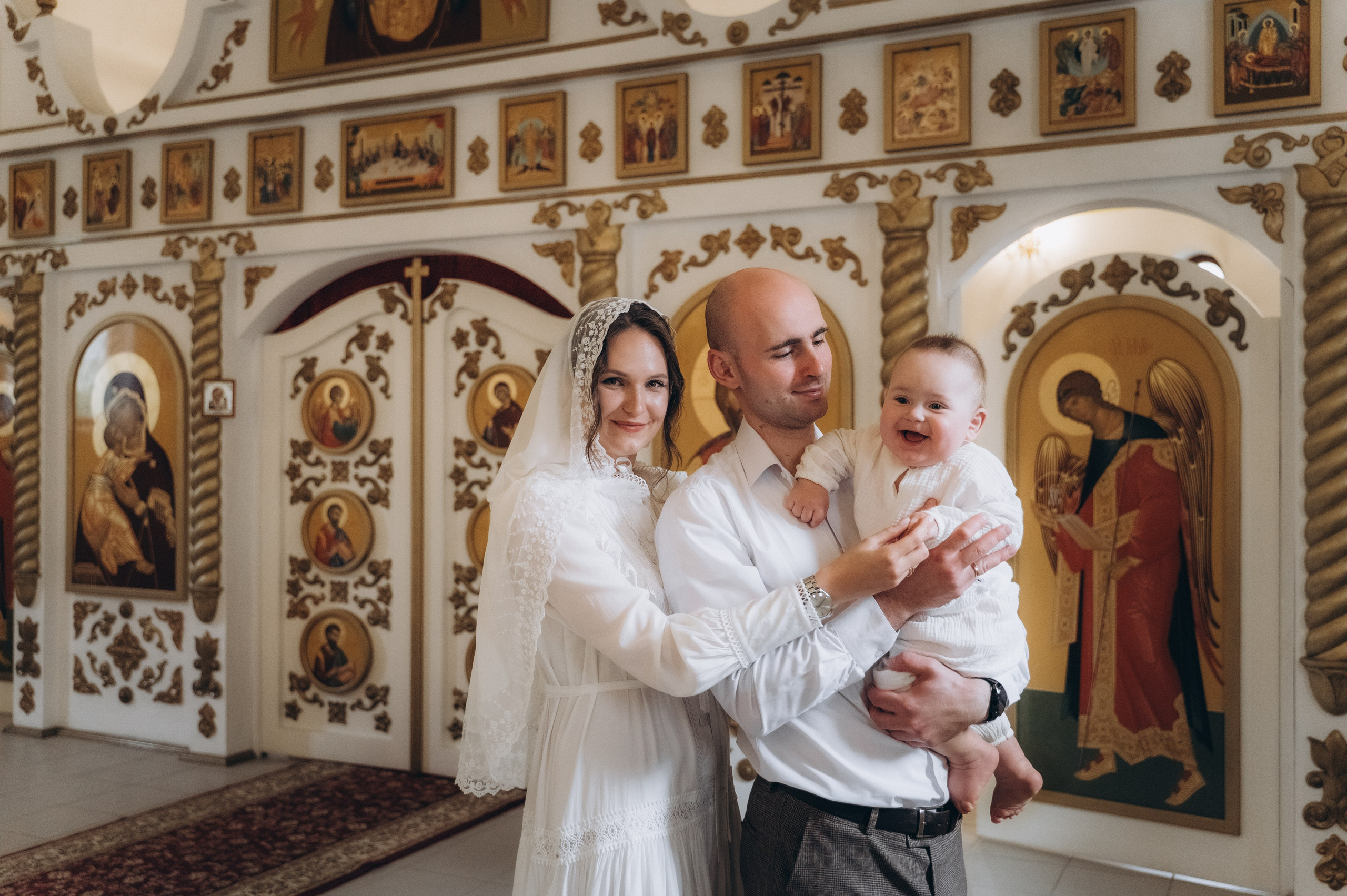 Крещение Демьяна (Церковь в честь святой блаженной Ксении Петербургской). Семейный фотограф в Минске Дарья Дреко