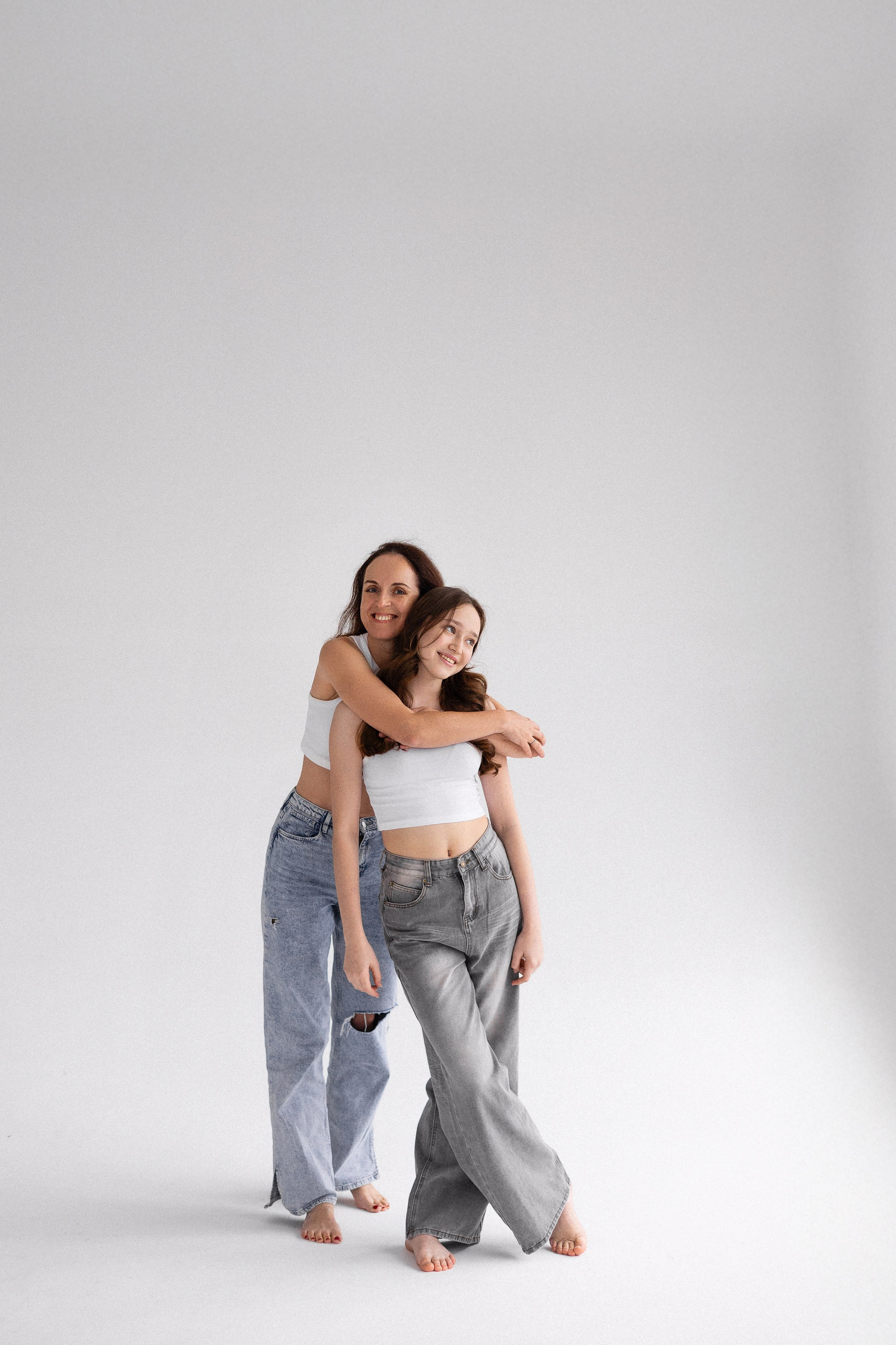 Фотосессия мамы с дочкой-подростком. Семейный фотограф в Москве Марина Петра