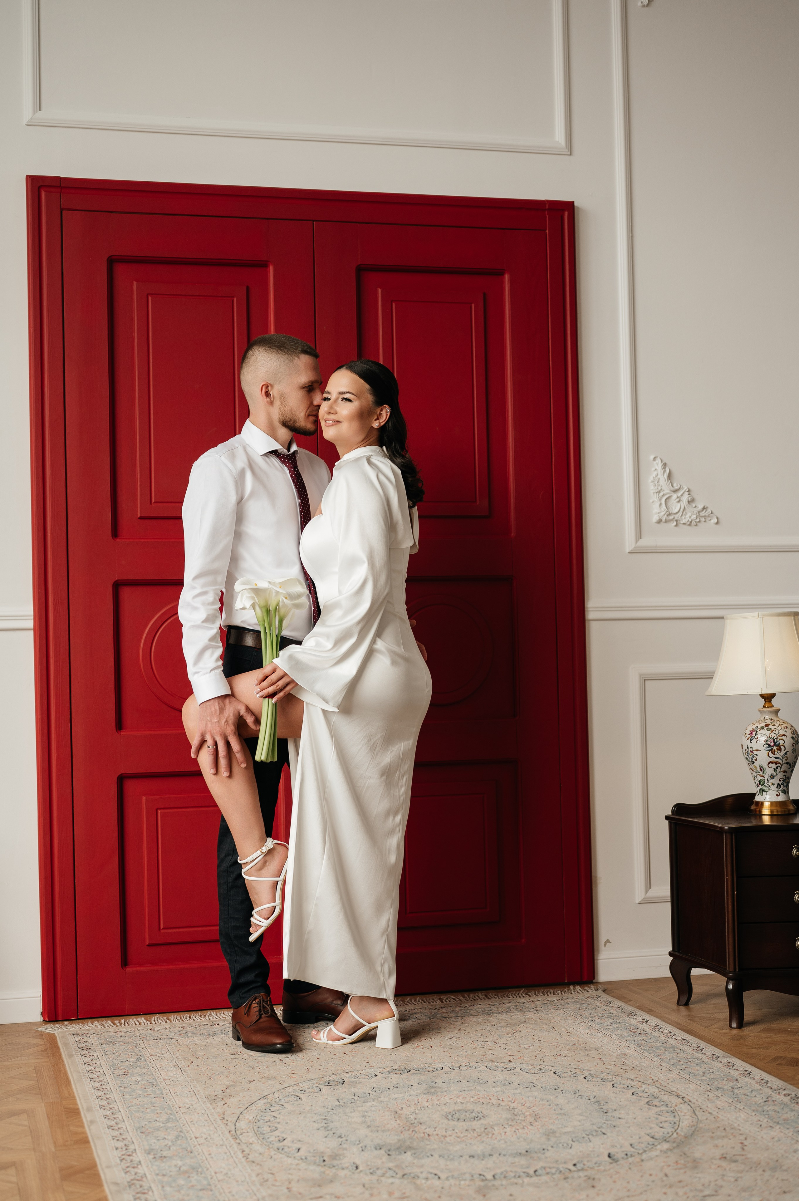 Свадебная фотосессия в студии. Свадебный и семейный фотограф в Краснодаре Алина Мельник