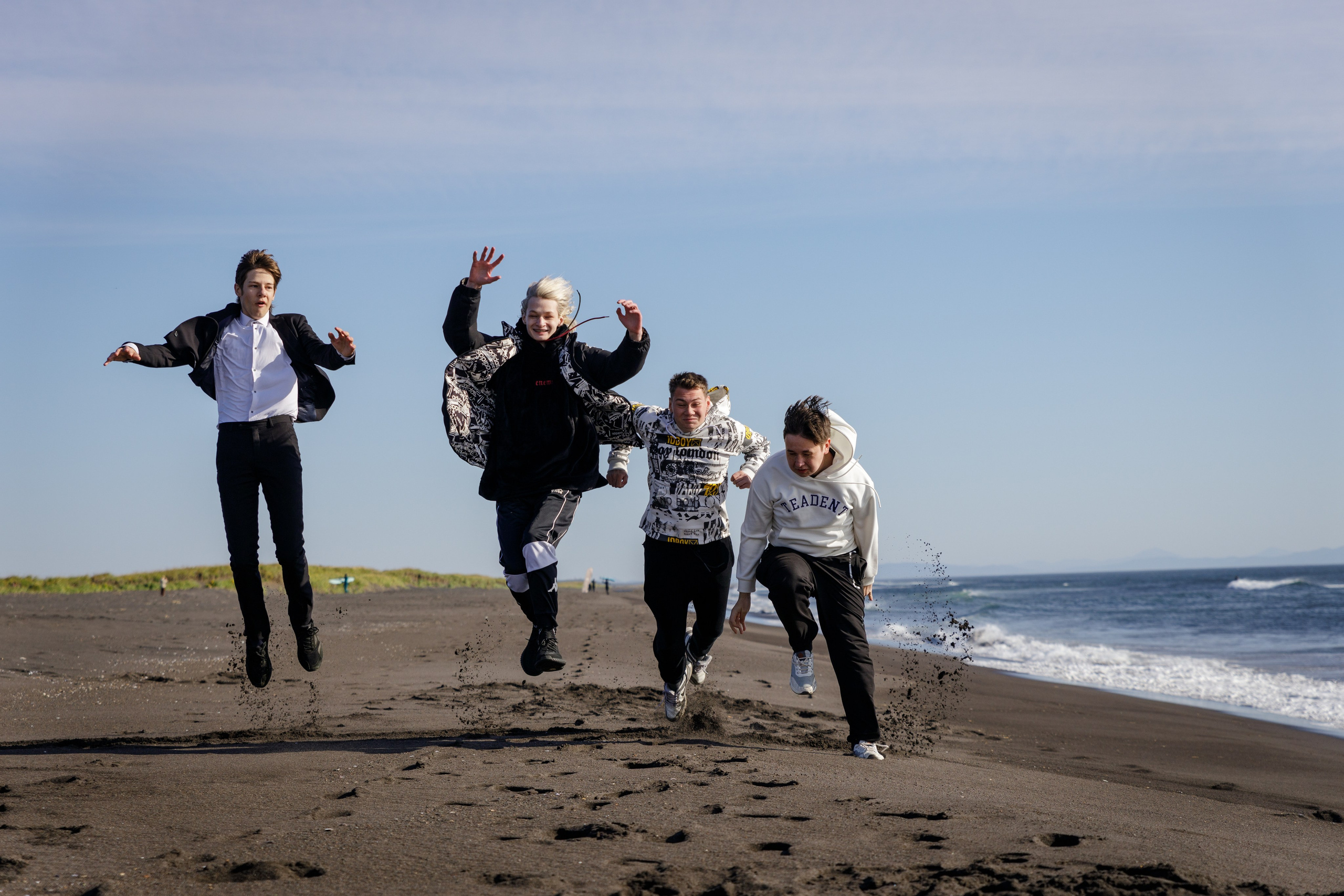 Школьная фотосессия на океане