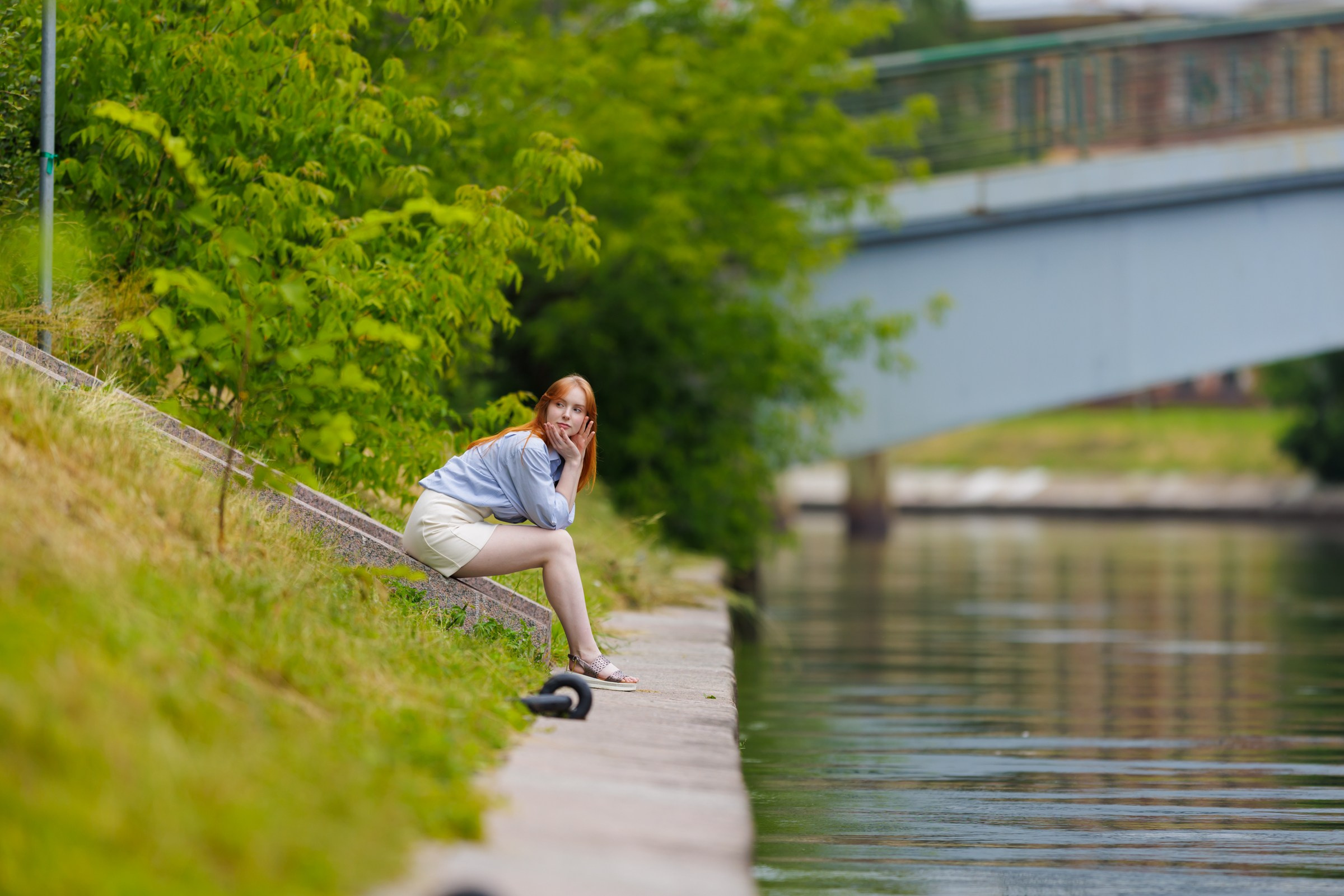 Маша Исаева. Петровский парк. Портретный фотограф в Санкт-Петербурге Александр Быстрицкий