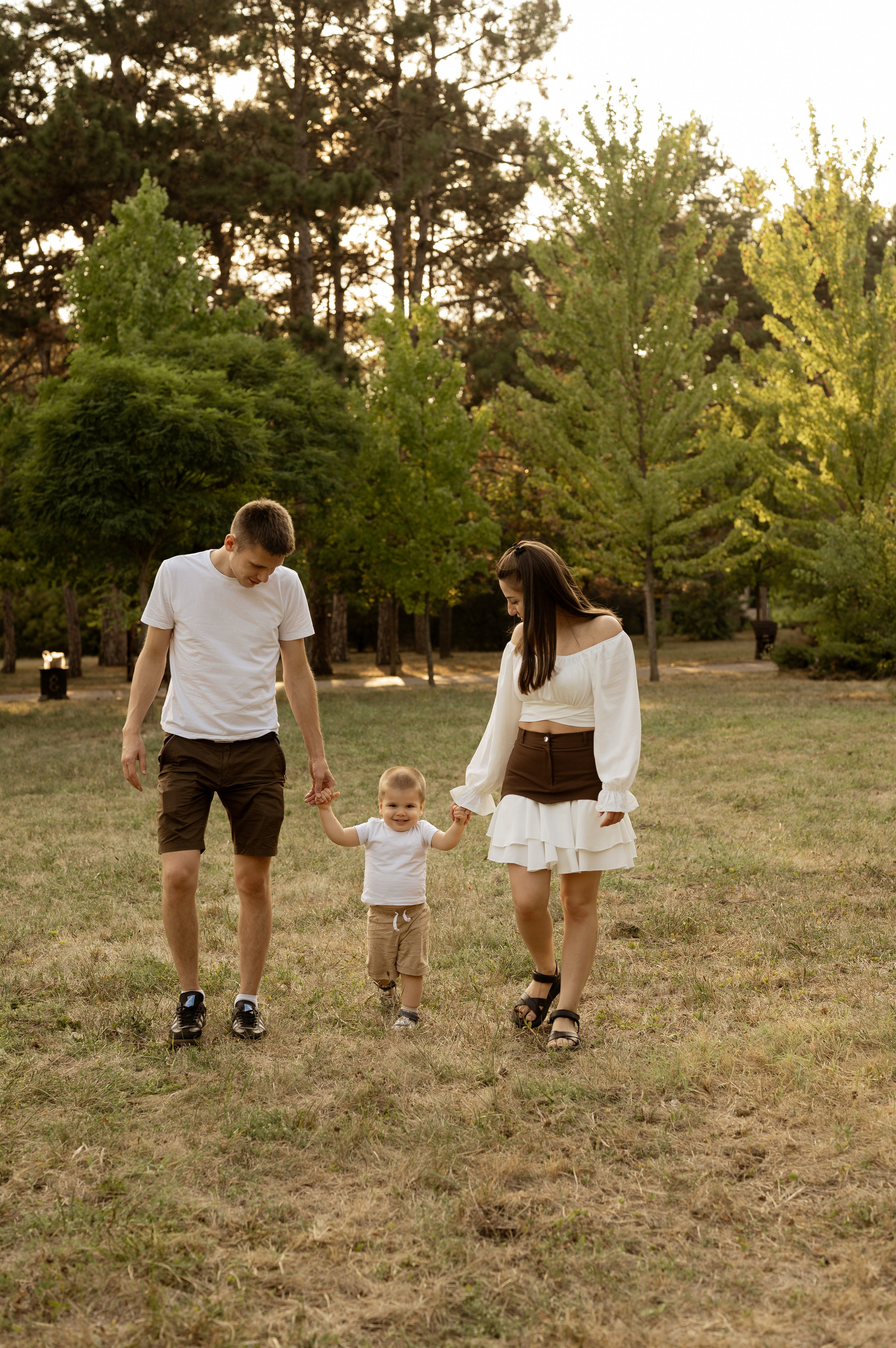 Летняя семейная фотосессия в парке. Свадебный и семейный фотограф в Краснодаре Алина Мельник