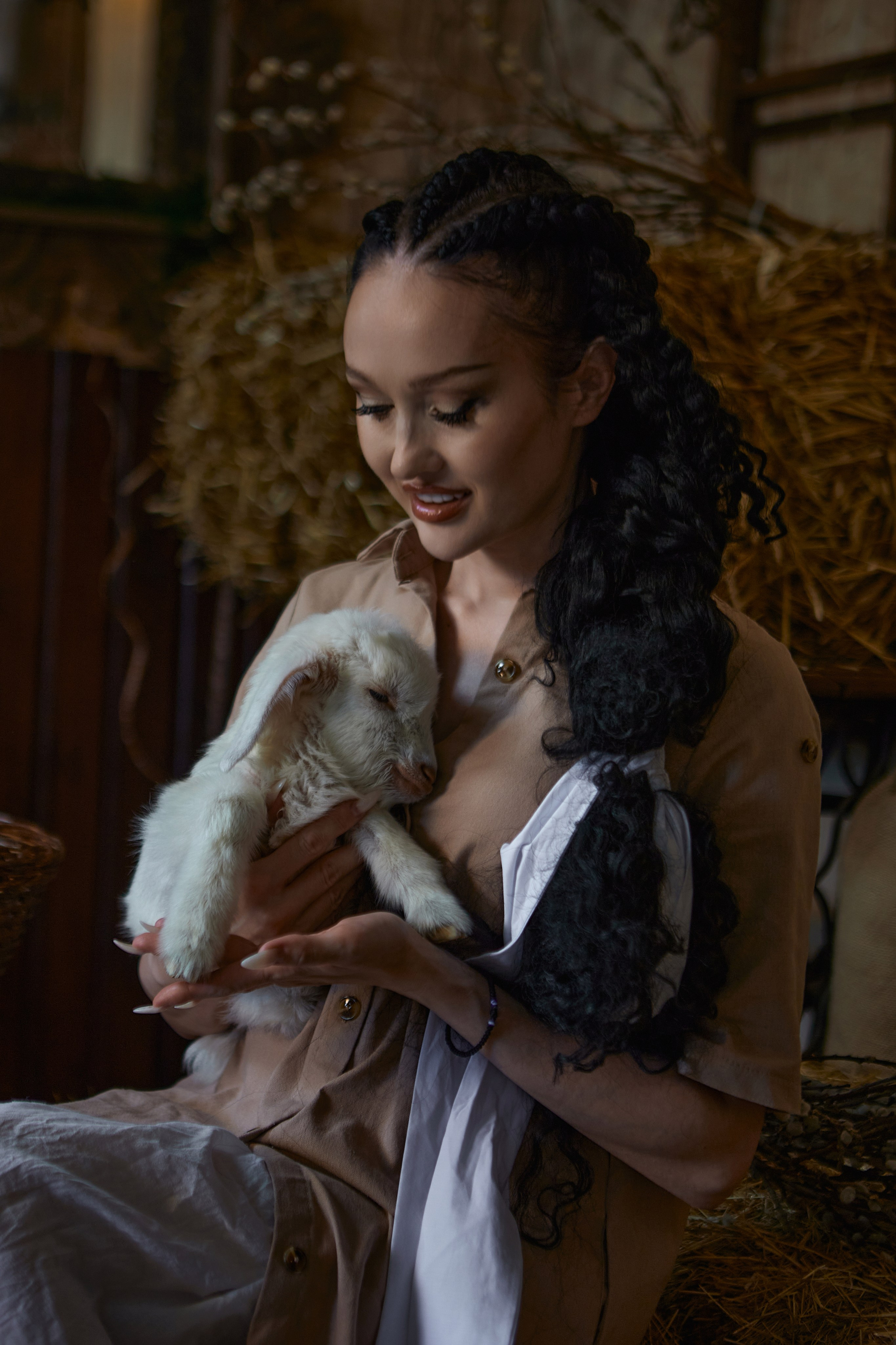 Фотосессия с маленькой козочкой. Семейный и свадебный фотограф в Краснодаре Михеева Светлана