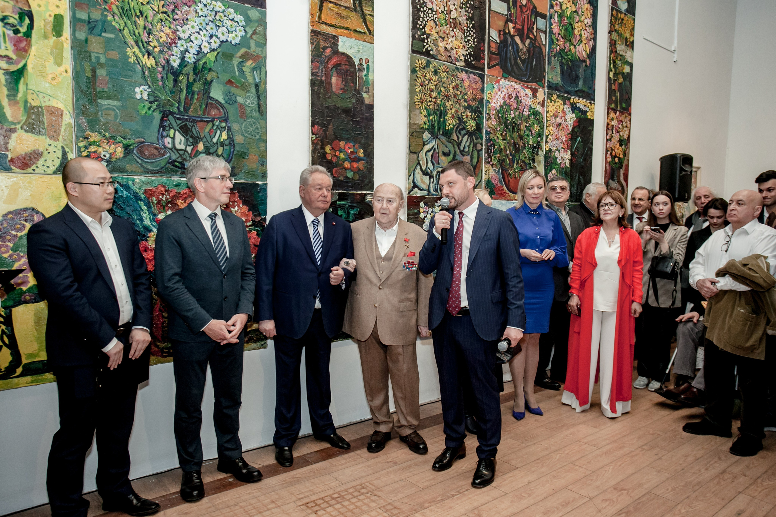 Открытие выставки Зураба Церетели. Art photographer Nino