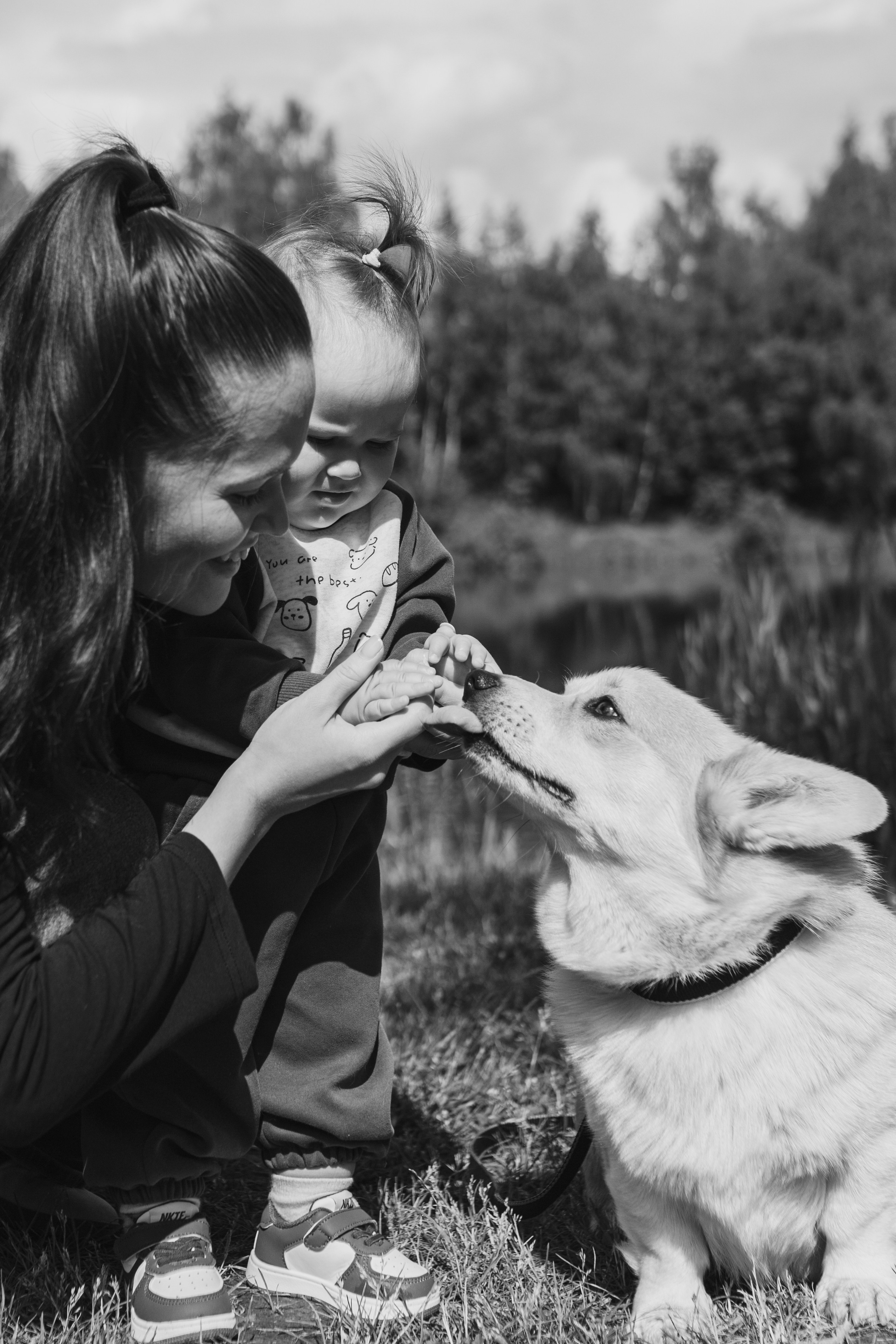 Прогулка с корги. Семейный и детский фотограф в Рязани Васюгова Мария