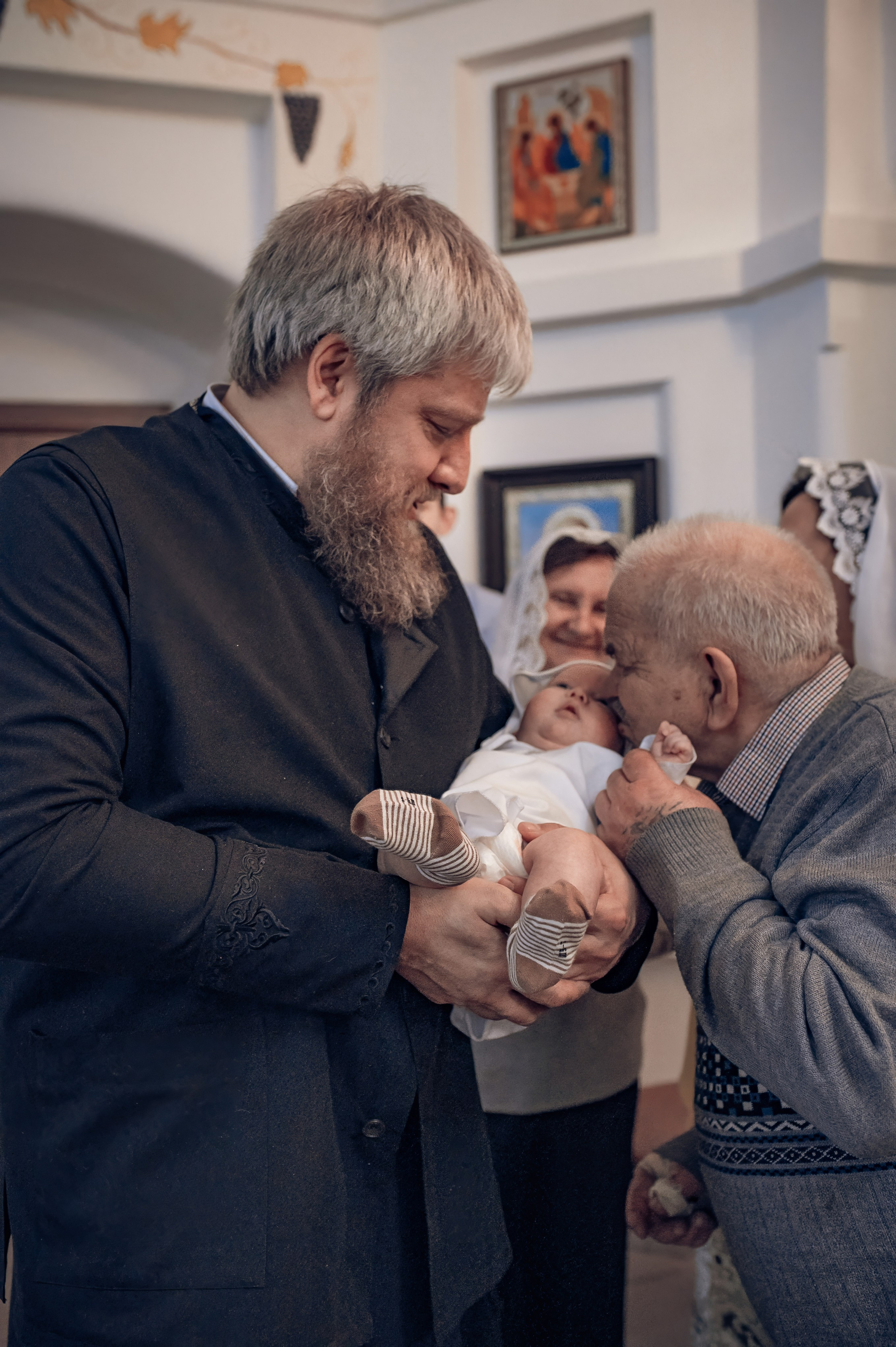 Крещение в Краснодаре. Съемка крещения в Краснодаре. Фотограф на крещение в Краснодаре