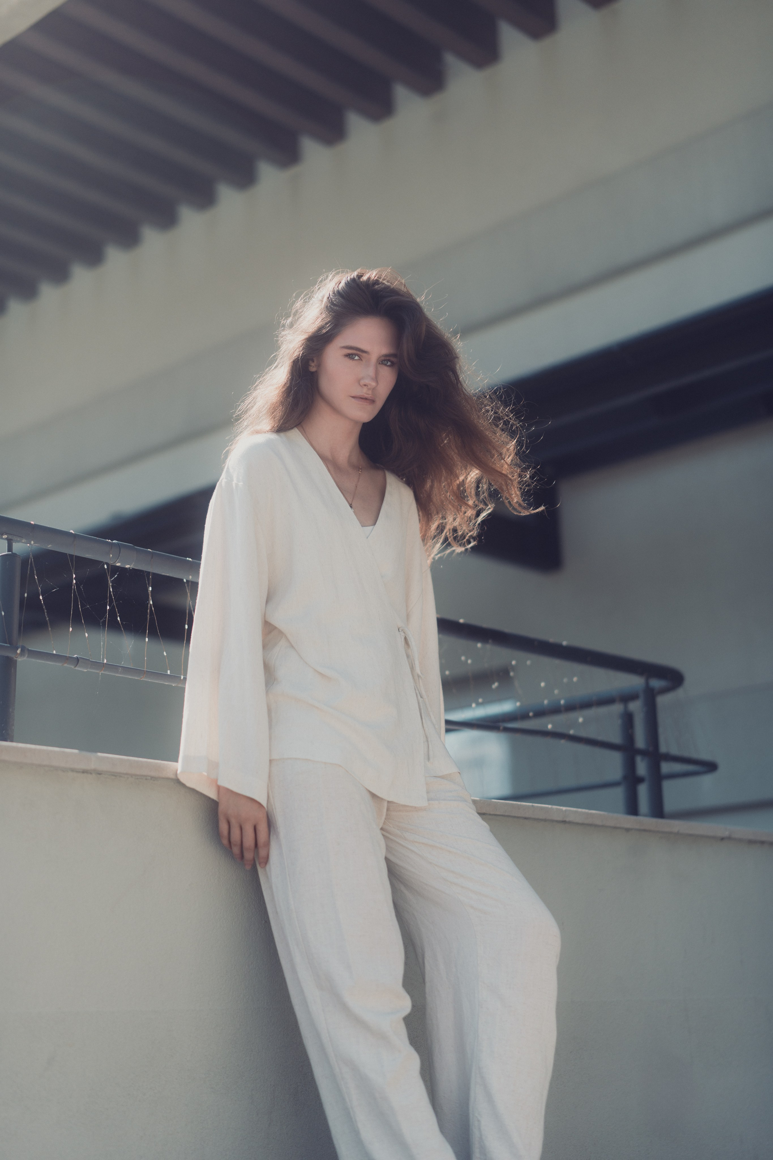 Прогулочная фотосессия с Настей около отеля Тасиго в Казани