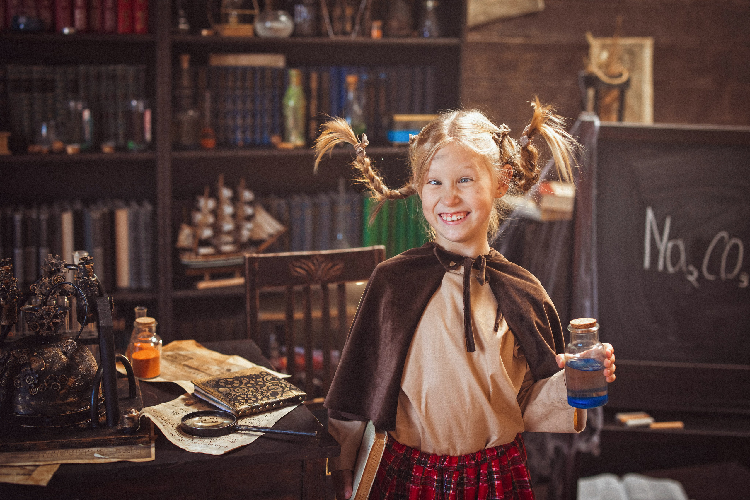 Детская фотосессия «Наука и Опыты». Семейный и детский фотограф в Краснодаре Анна Трашкова